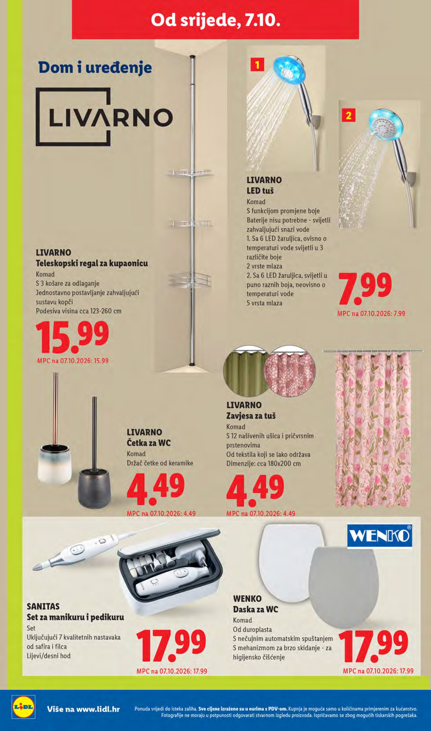Lidl katalog Super ponuda od ponedjeljka 05.10.-11.10.2026.