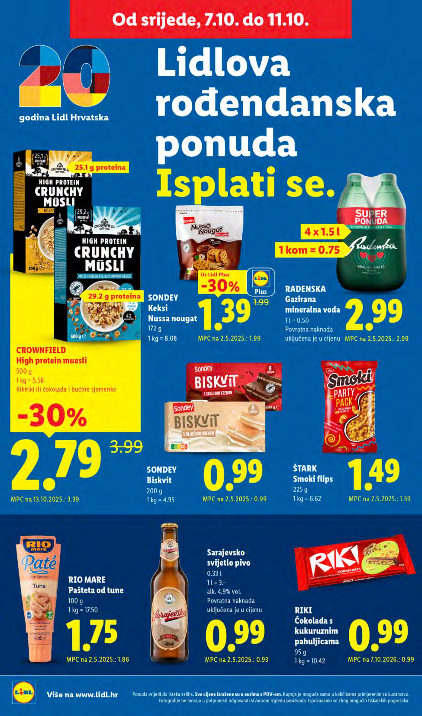 Lidl katalog Super ponuda od ponedjeljka 05.10.-11.10.2026.