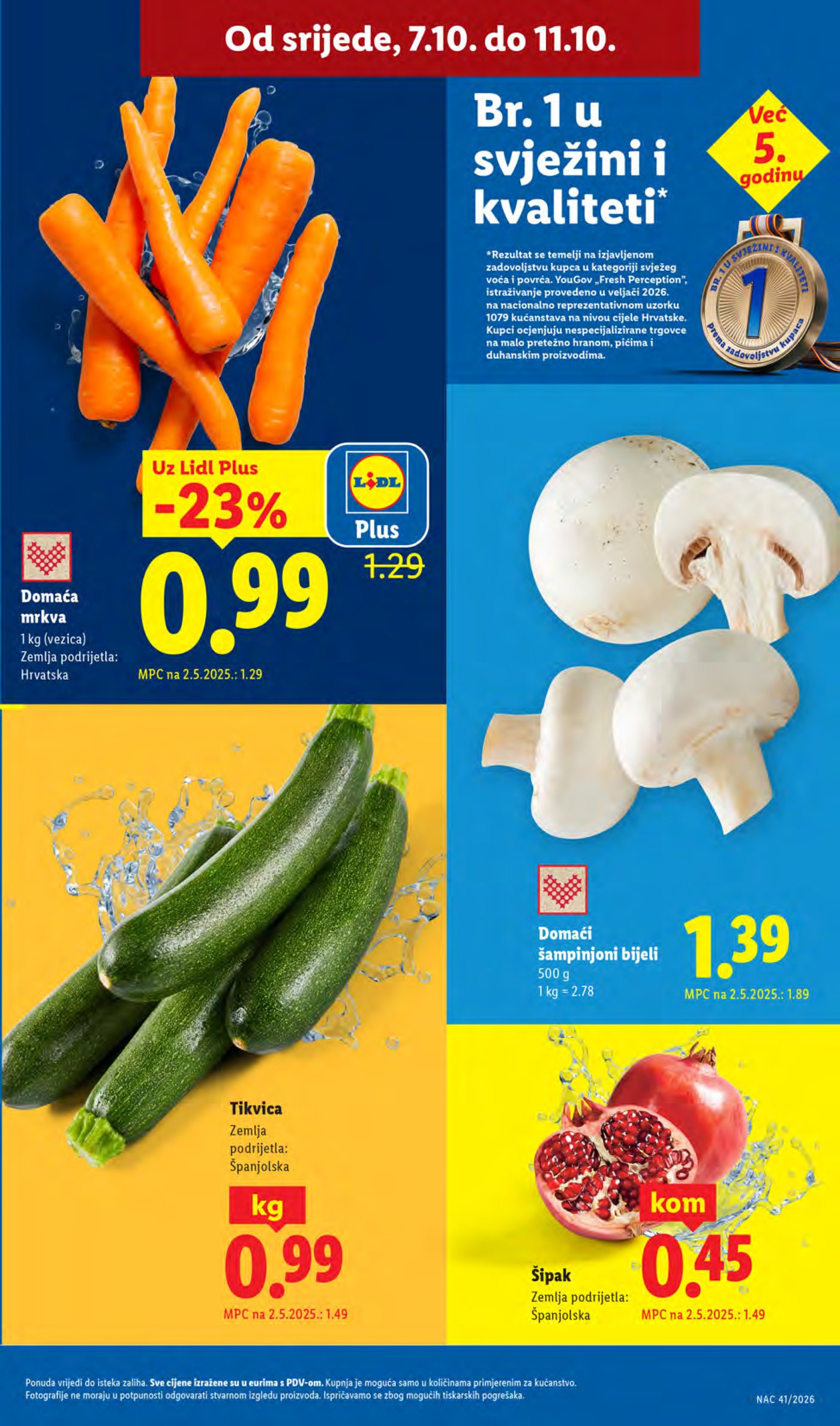 Lidl katalog Super ponuda od ponedjeljka 05.10.-11.10.2026.