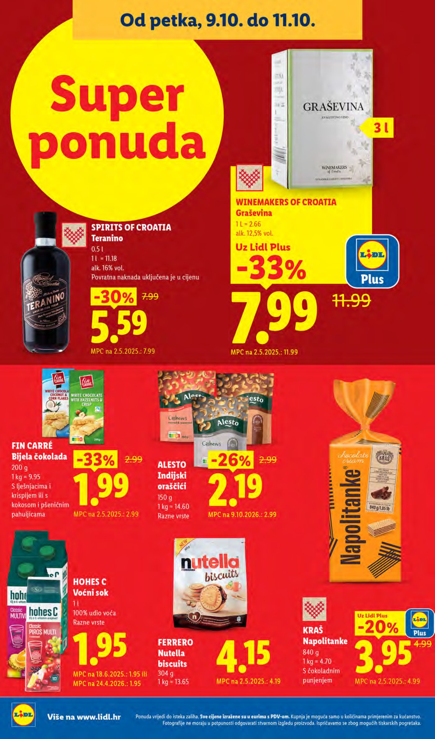 Lidl katalog Super ponuda od ponedjeljka 05.10.-11.10.2026.