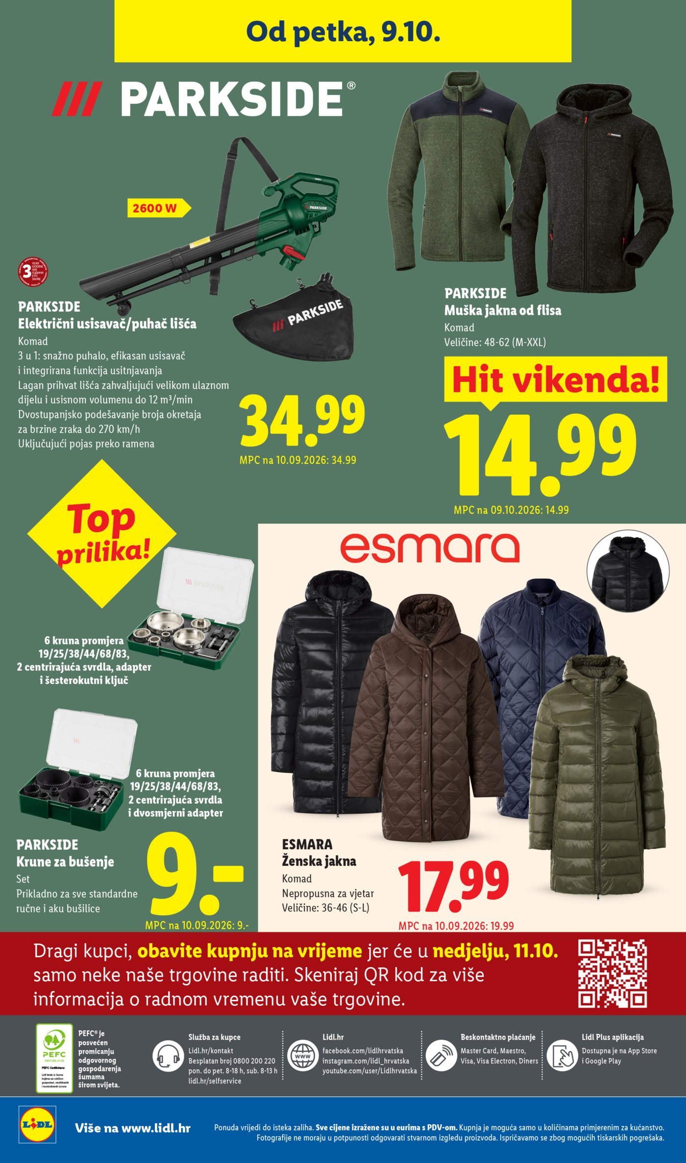Lidl katalog Super ponuda od ponedjeljka 05.10.-11.10.2026.