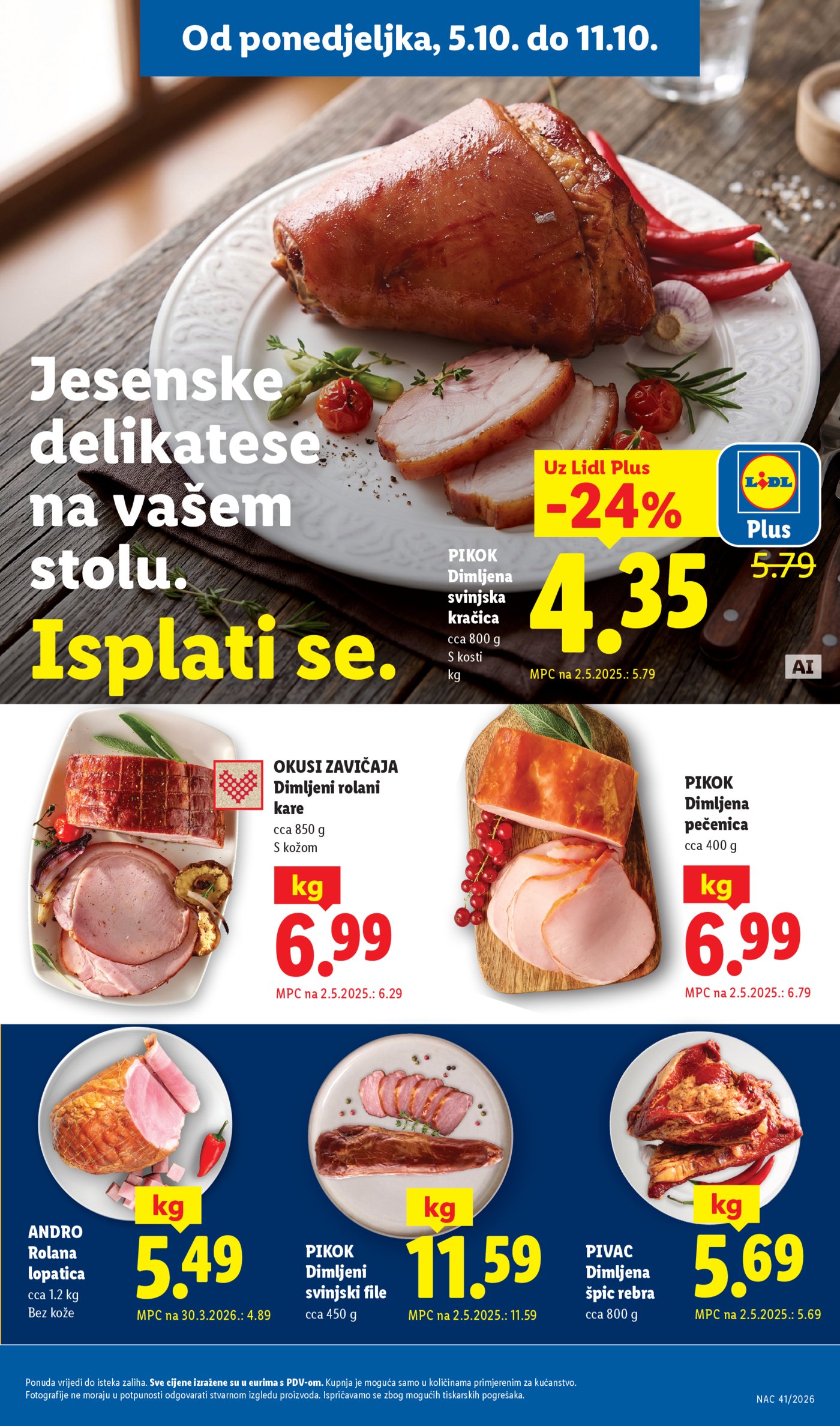 Lidl katalog Super ponuda od ponedjeljka 05.10.-11.10.2026.