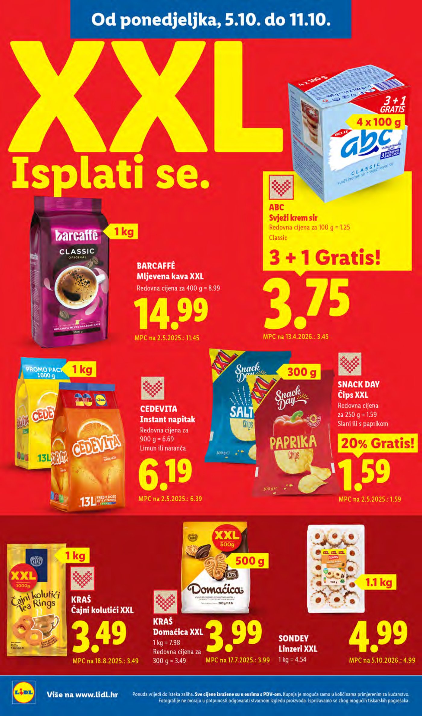 Lidl katalog Super ponuda od ponedjeljka 05.10.-11.10.2026.