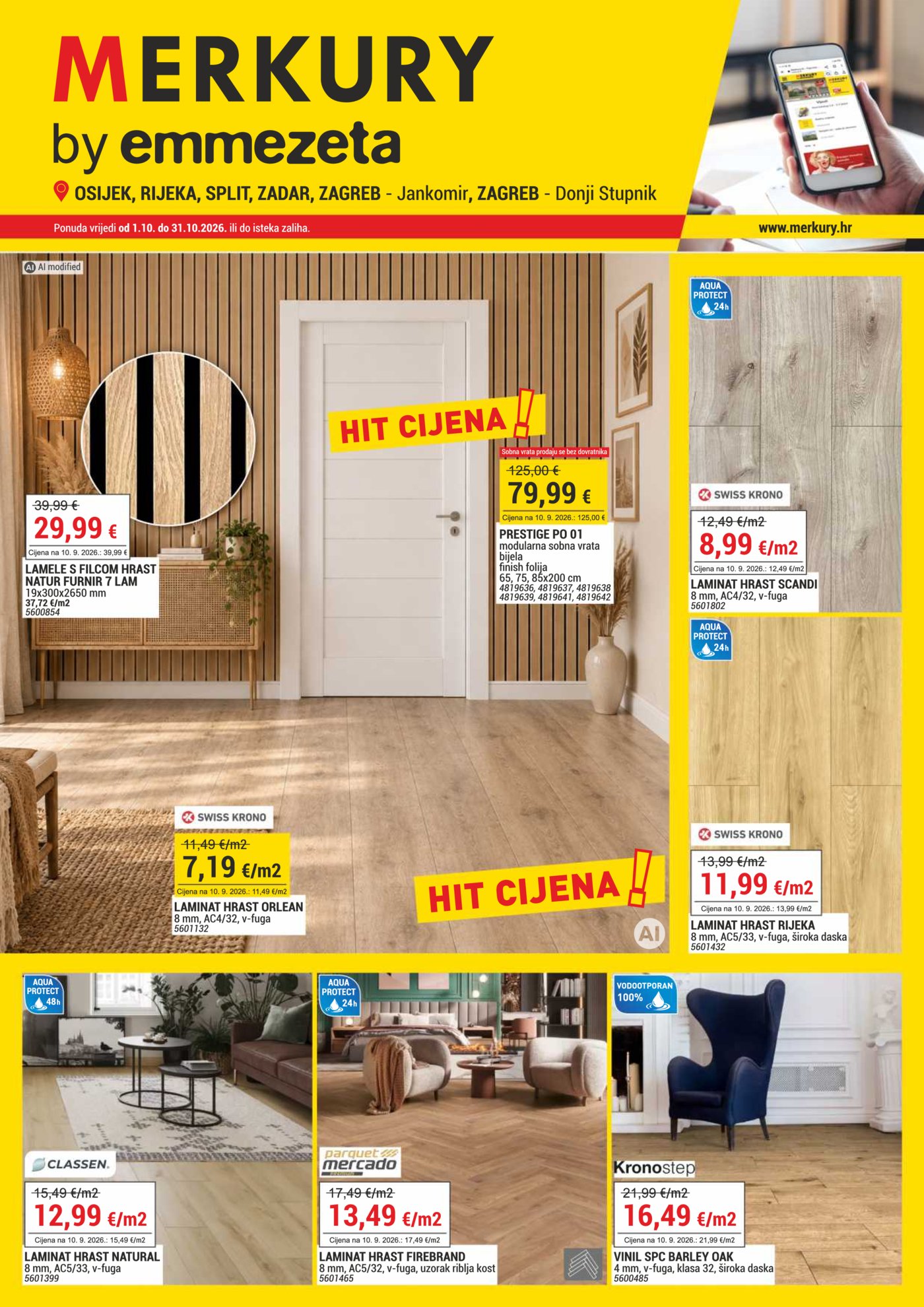 Merkury katalog Akcija 01.10. - 31.10.2026.