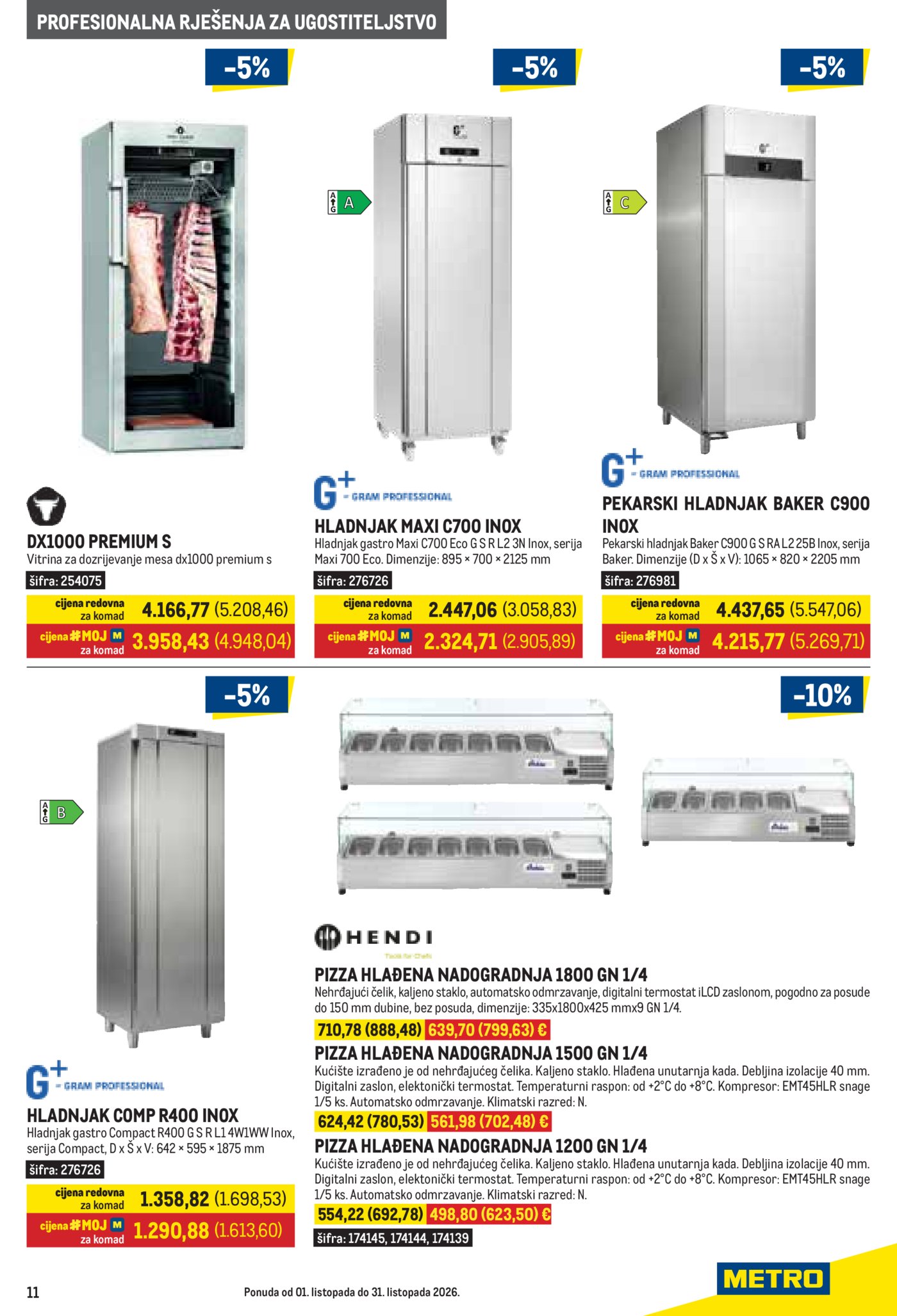 Metro katalog Gastro 01.10. - 31.10.2026. 