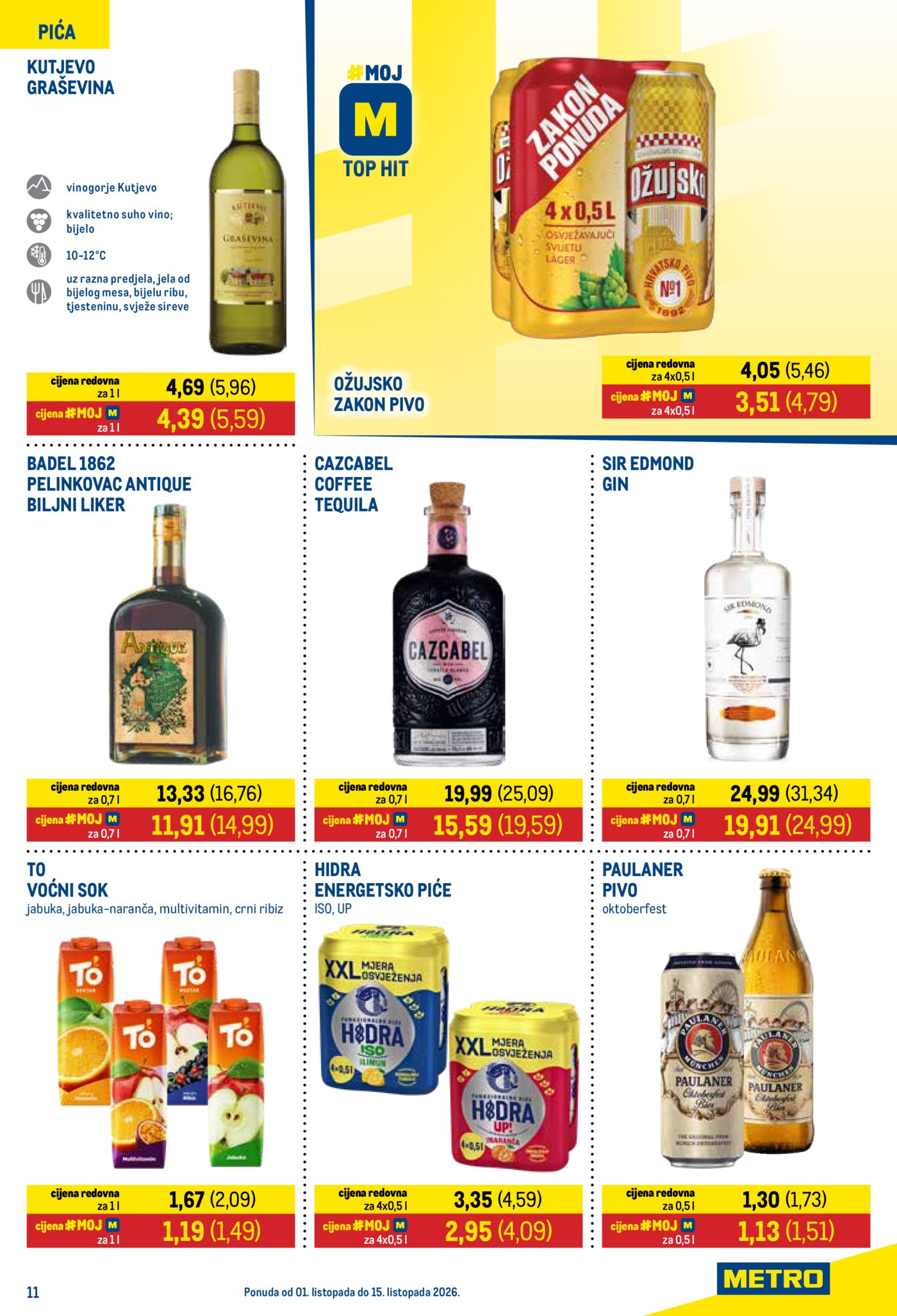 Metro katalog Prehrana i neprehrana 01.10. - 15.10.2026.