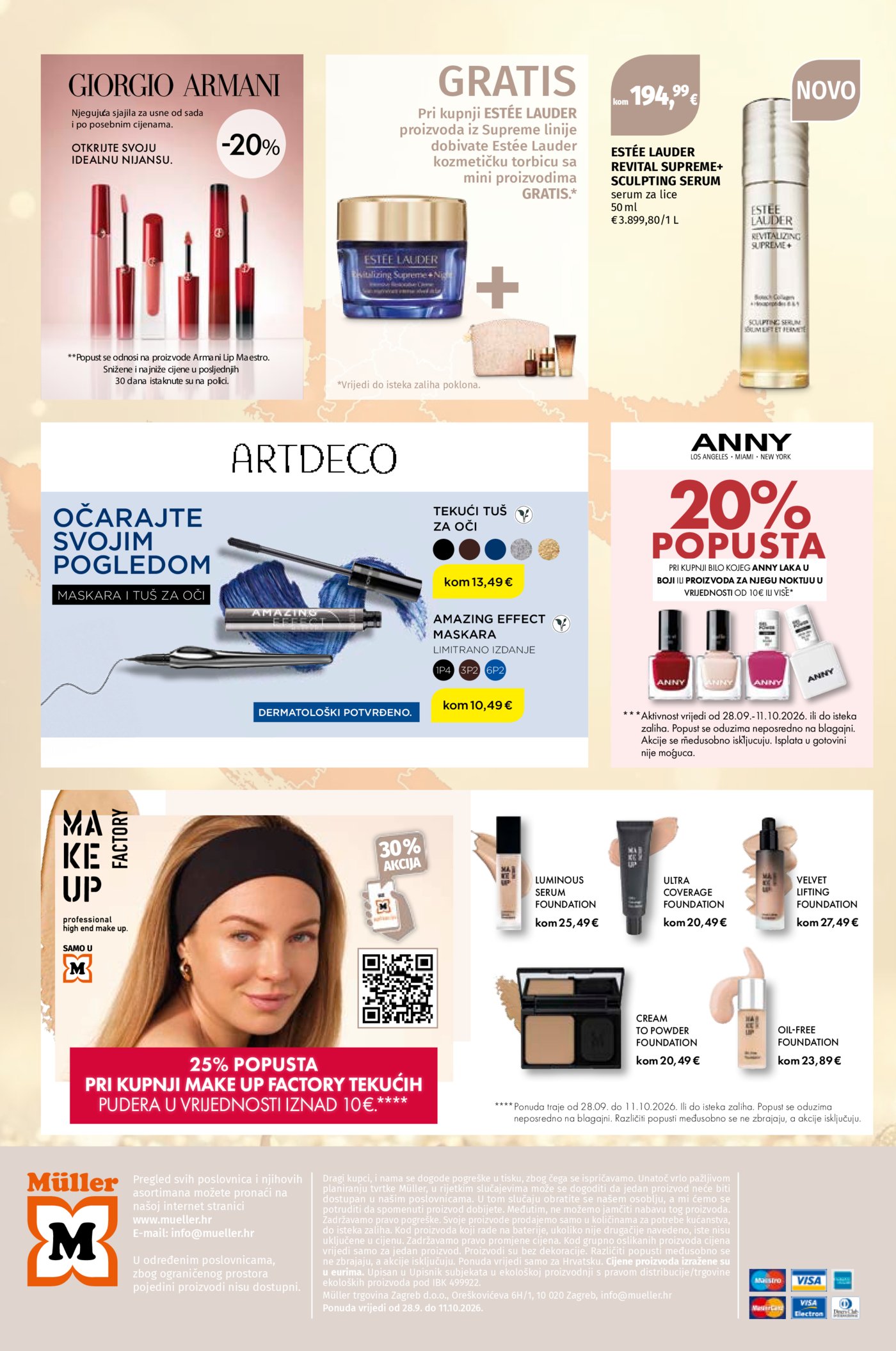 Muller katalog Akcija 28.09. - 11.10.2026.