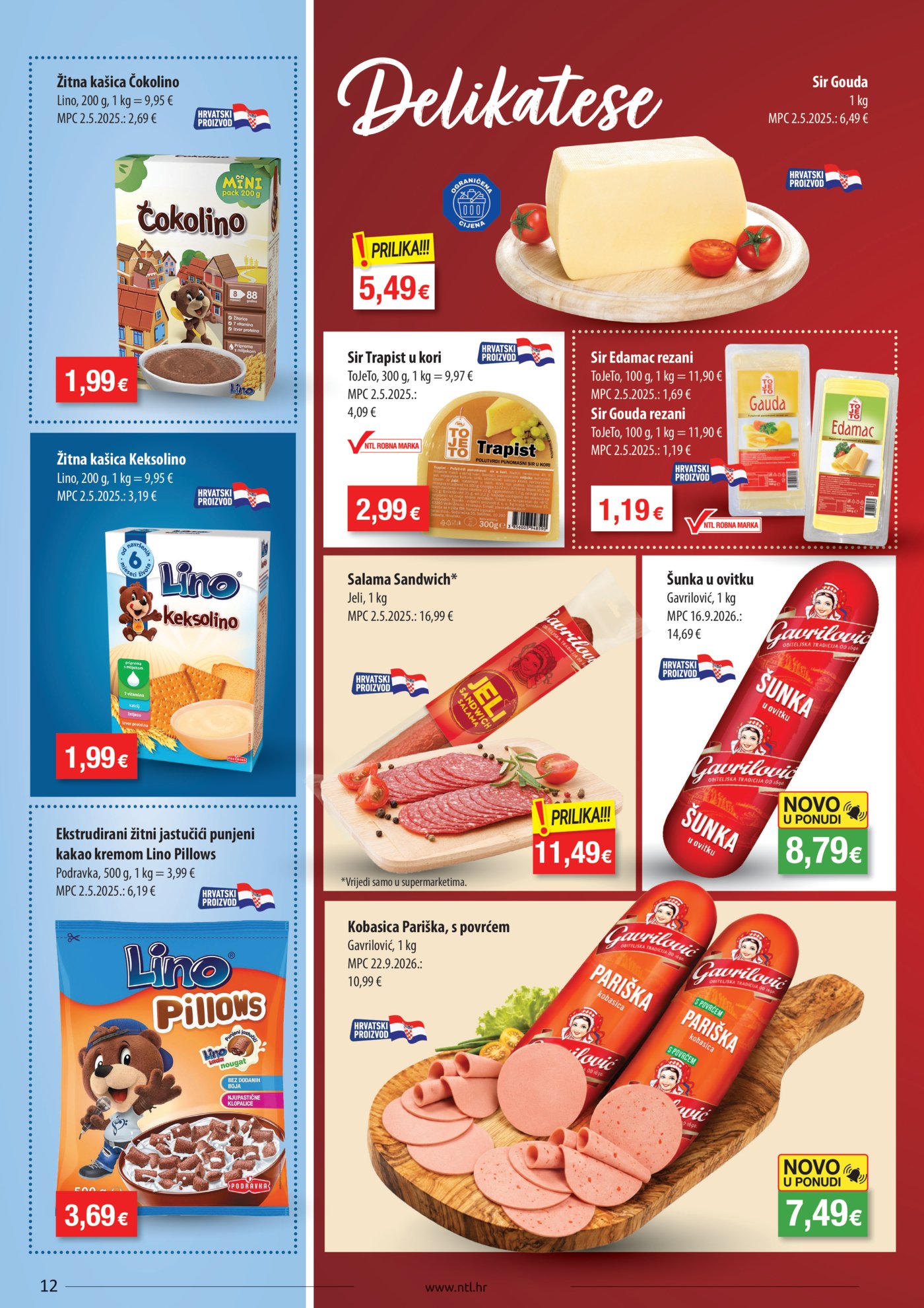 NTL katalog Akcija 07.10. - 13.10.2026. Istok, Sjever