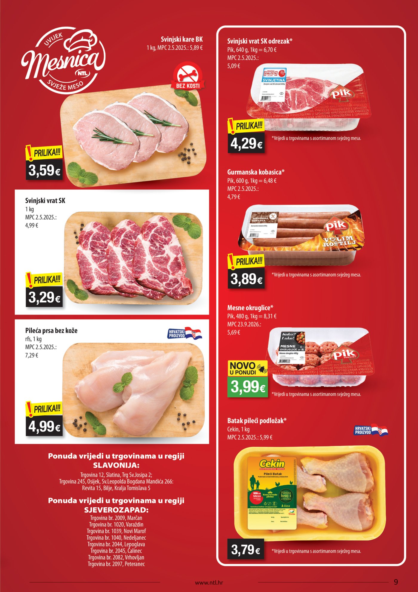 NTL katalog Akcija 07.10. - 13.10.2026. Istok, Sjever