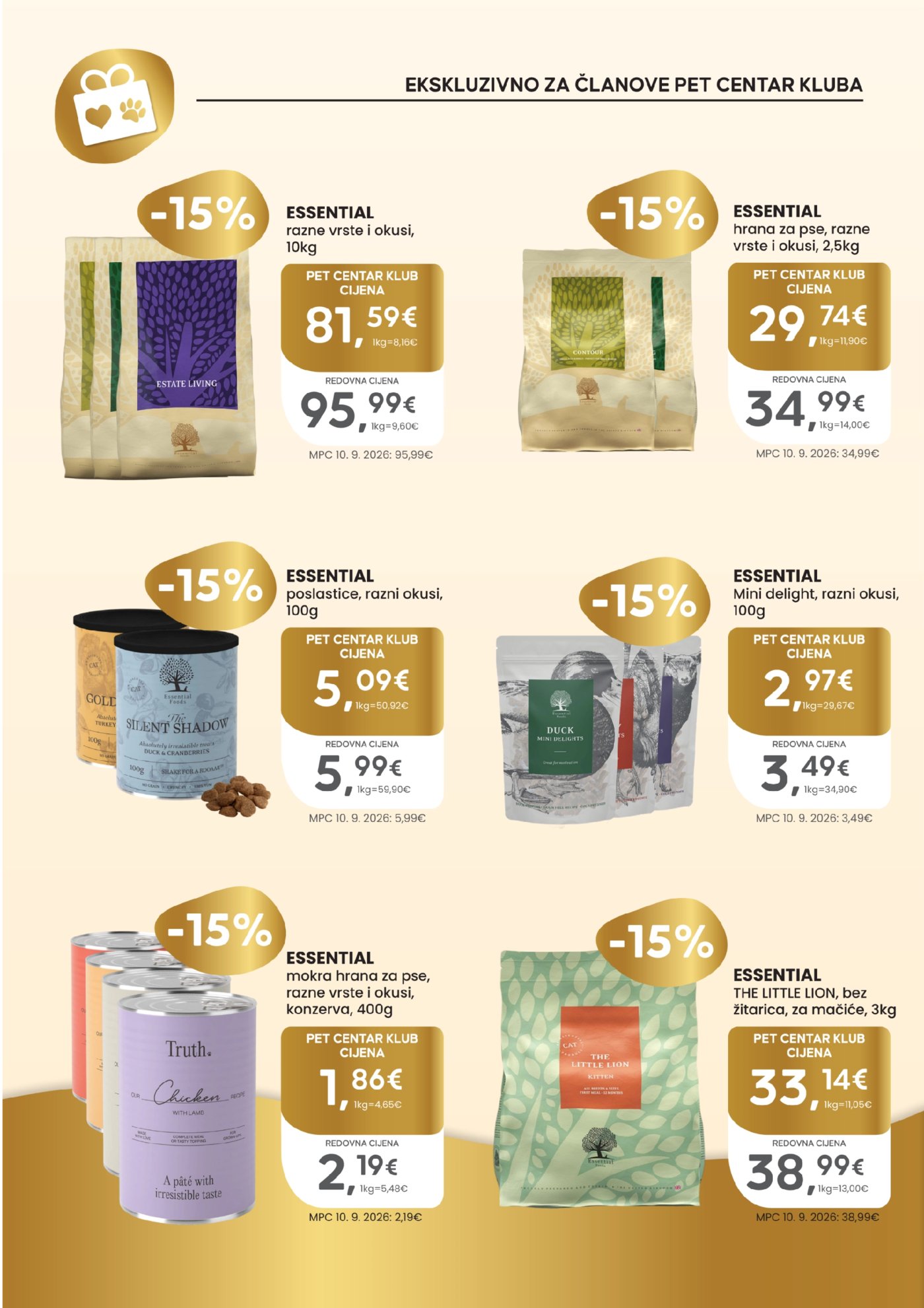 Pet centar katalog Akcija 01.10. - 01.11.2026.