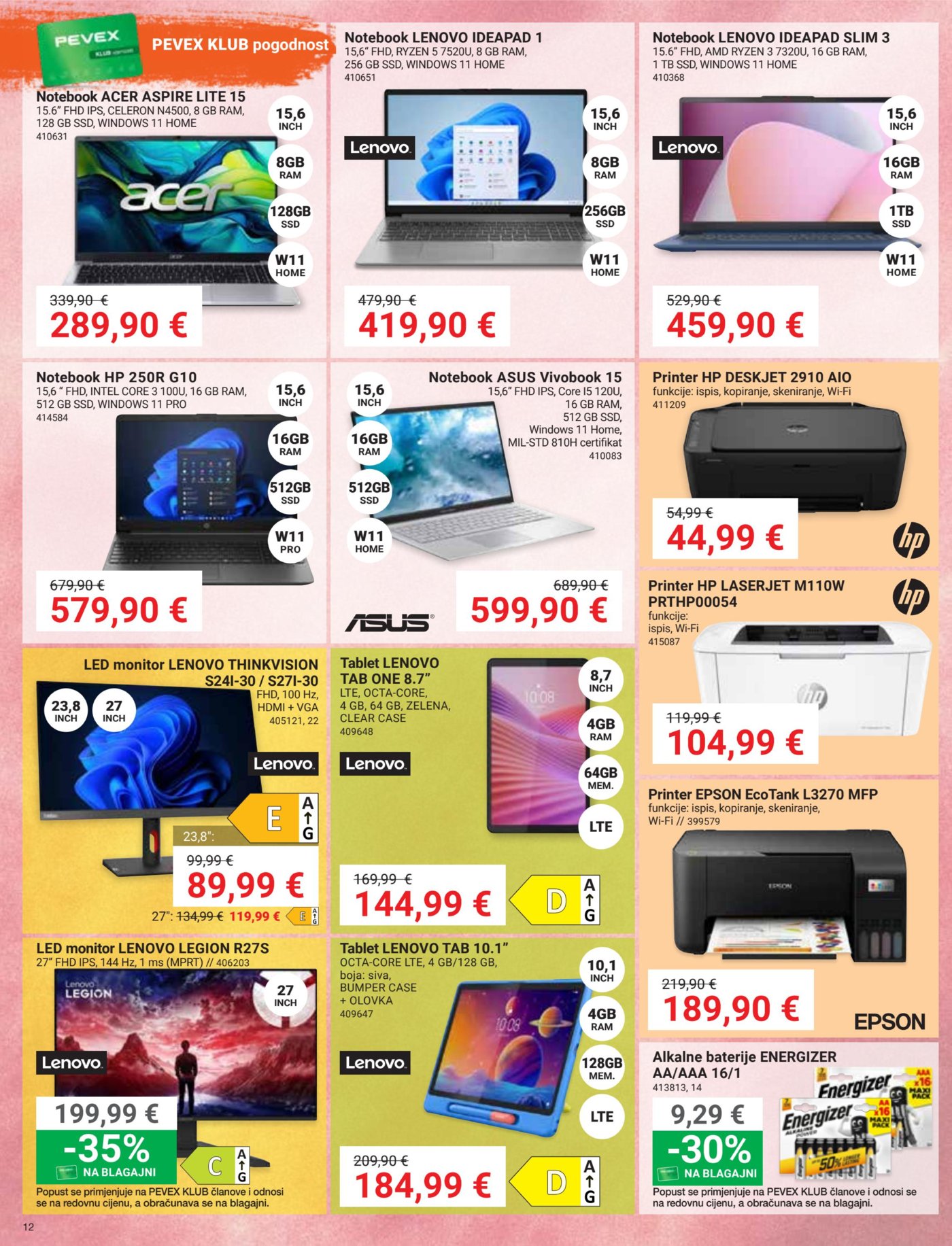 Pevex katalog Akcija 24.09. - 28.10.2026.