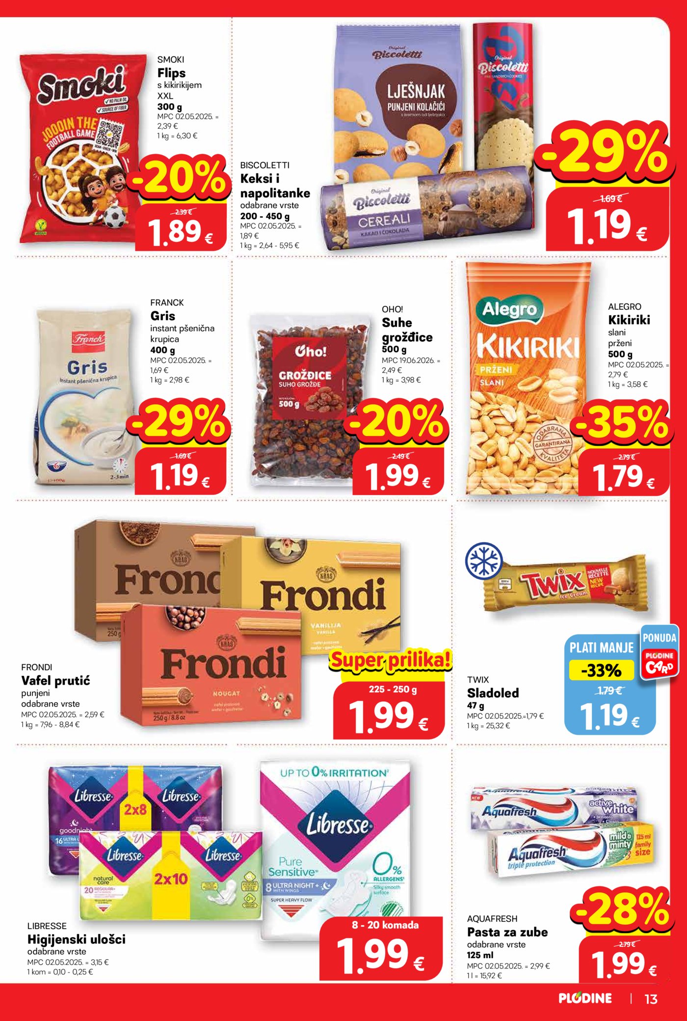 Plodine katalog Akcija 07.10. - 13.10.2026.
