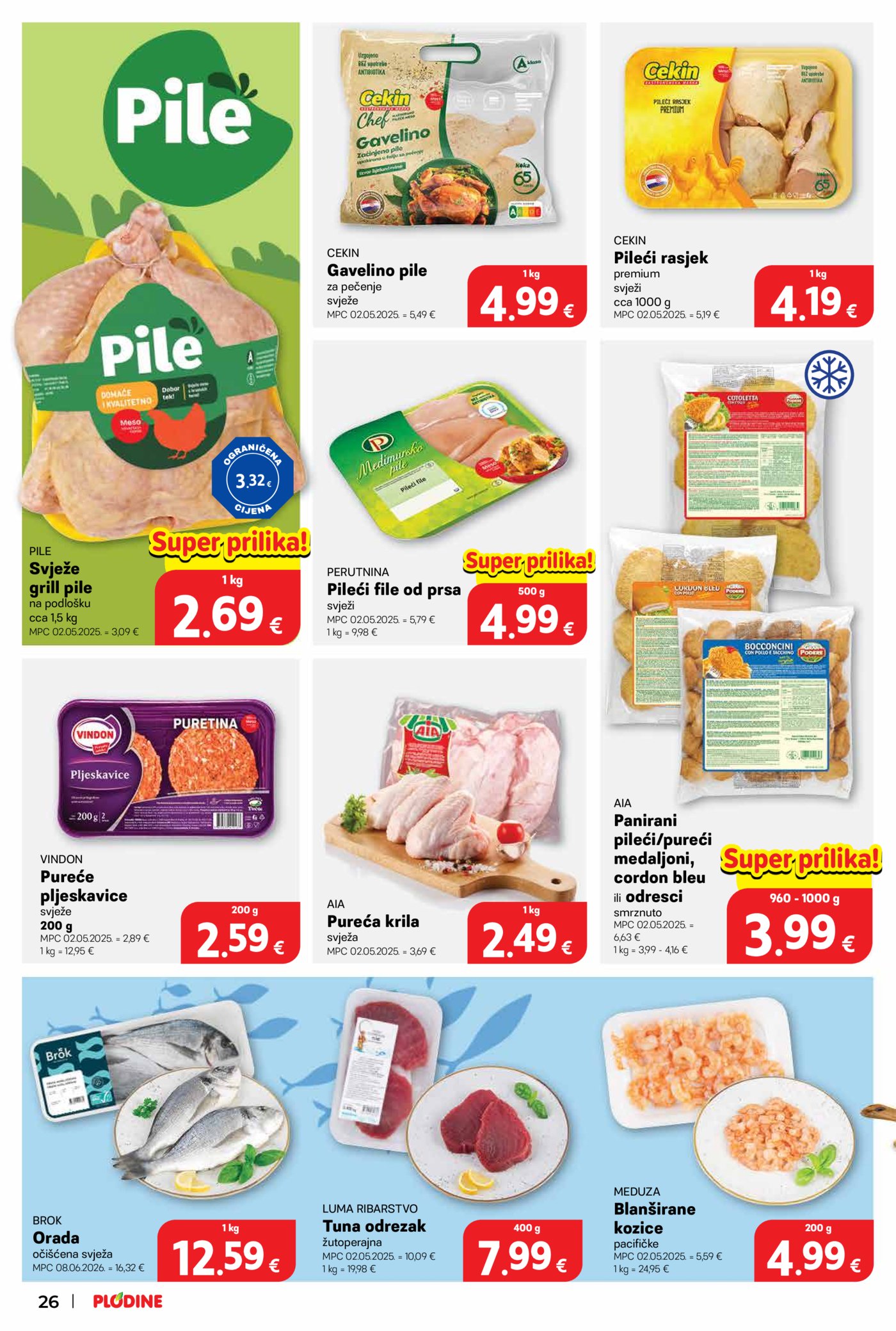 Plodine katalog Akcija 07.10. - 13.10.2026.