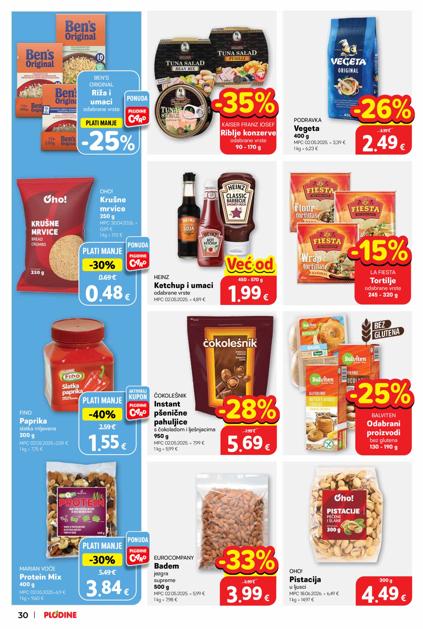 Plodine katalog Akcija 07.10. - 13.10.2026.