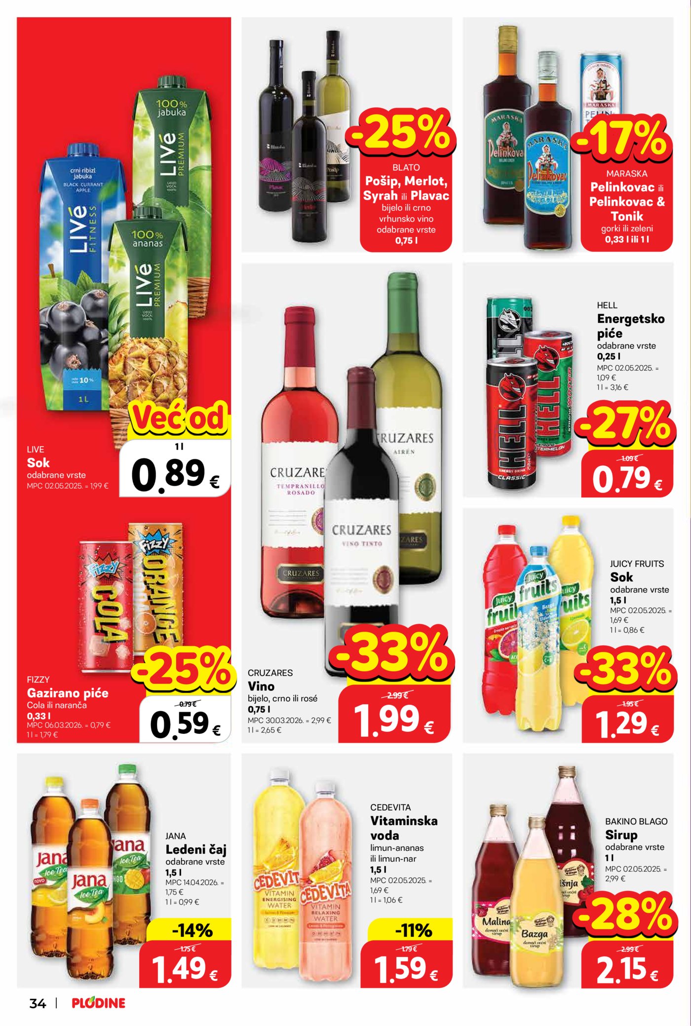 Plodine katalog Akcija 07.10. - 13.10.2026.