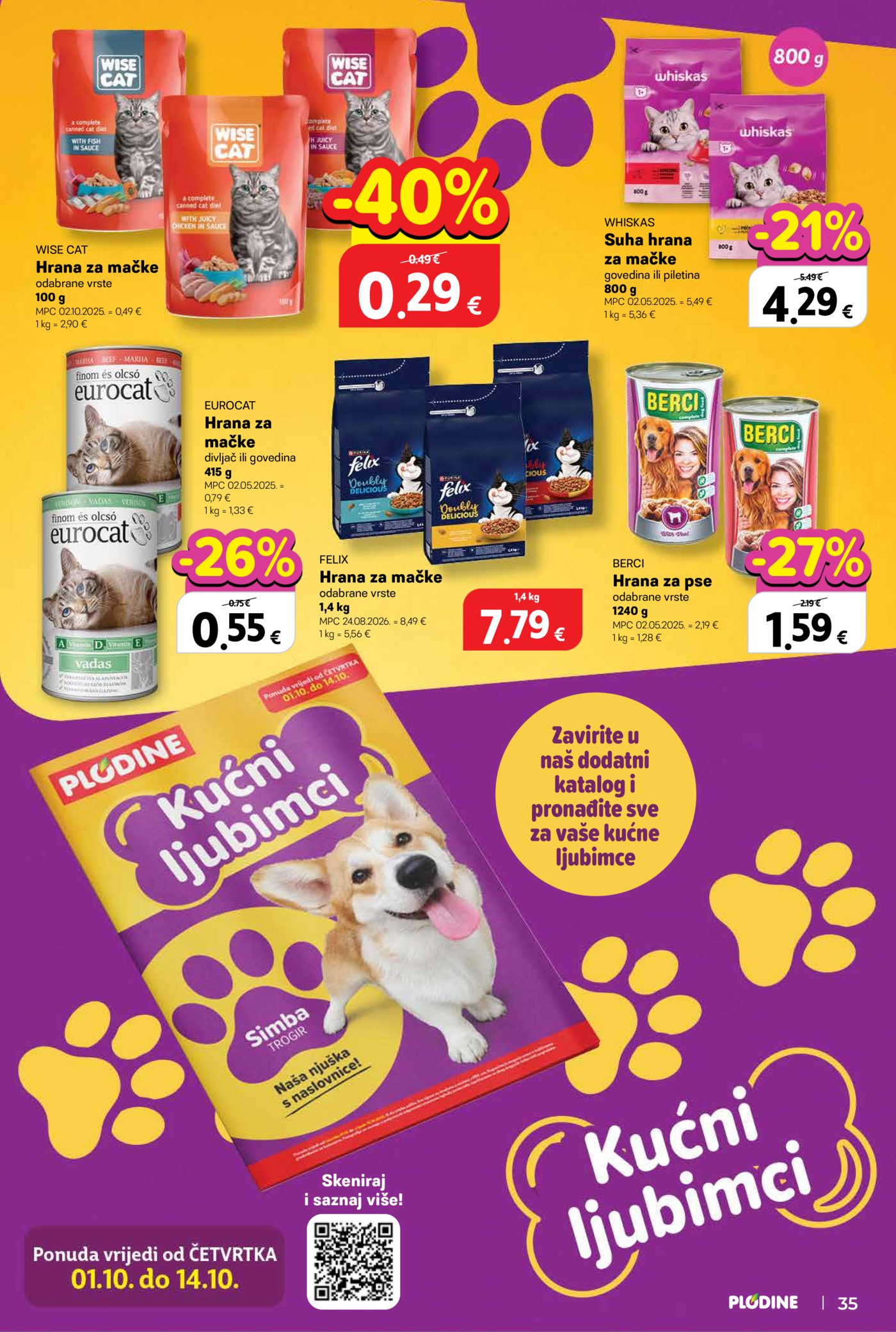 Plodine katalog Akcija 07.10. - 13.10.2026.
