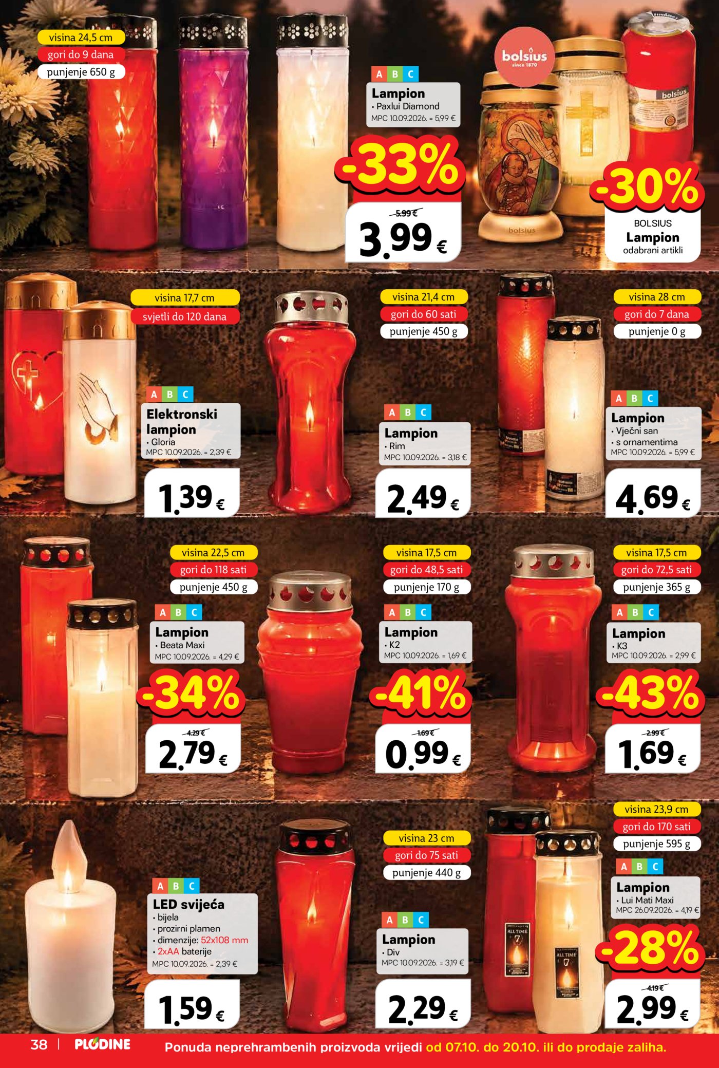Plodine katalog Akcija 07.10. - 13.10.2026.