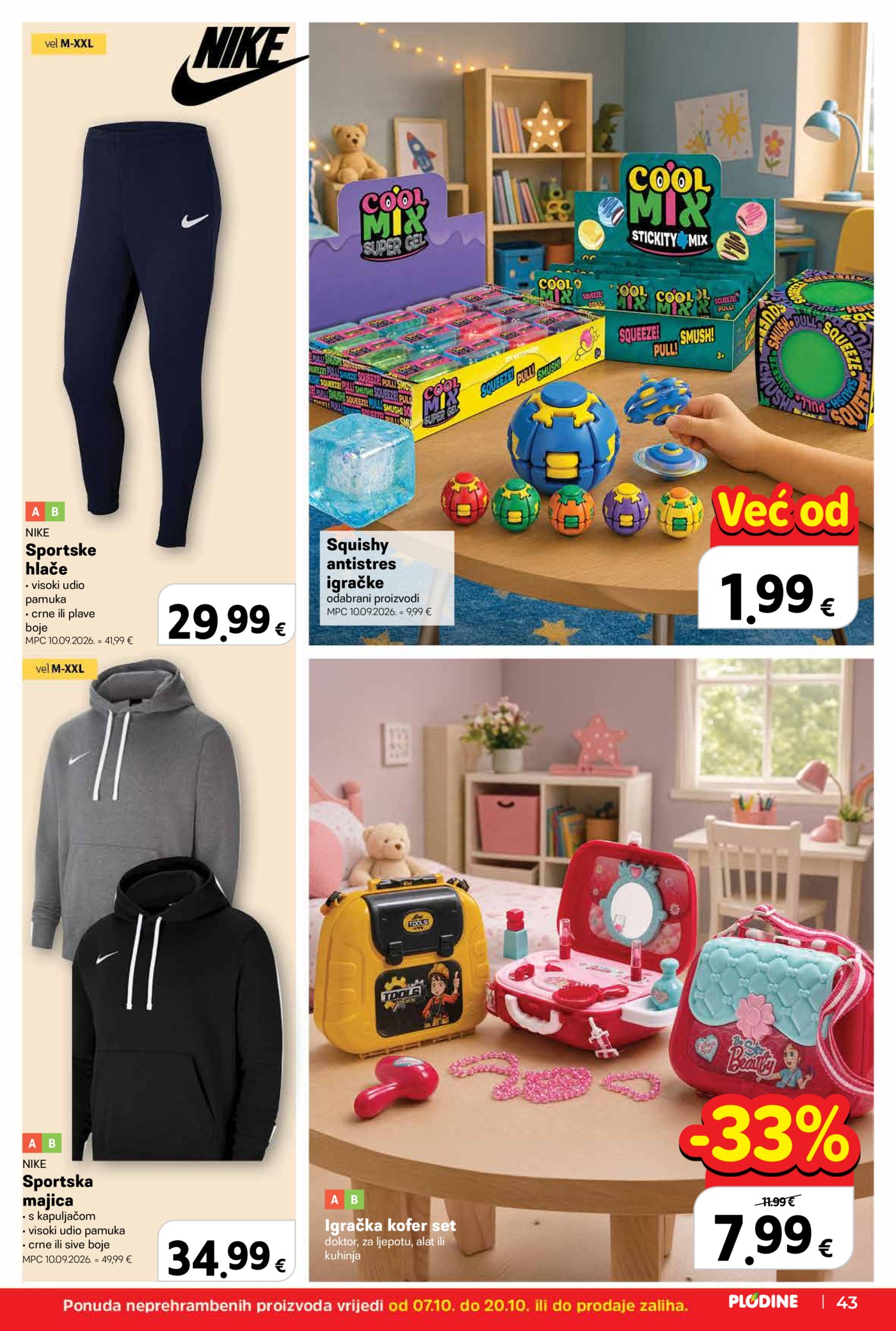 Plodine katalog Akcija 07.10. - 13.10.2026.