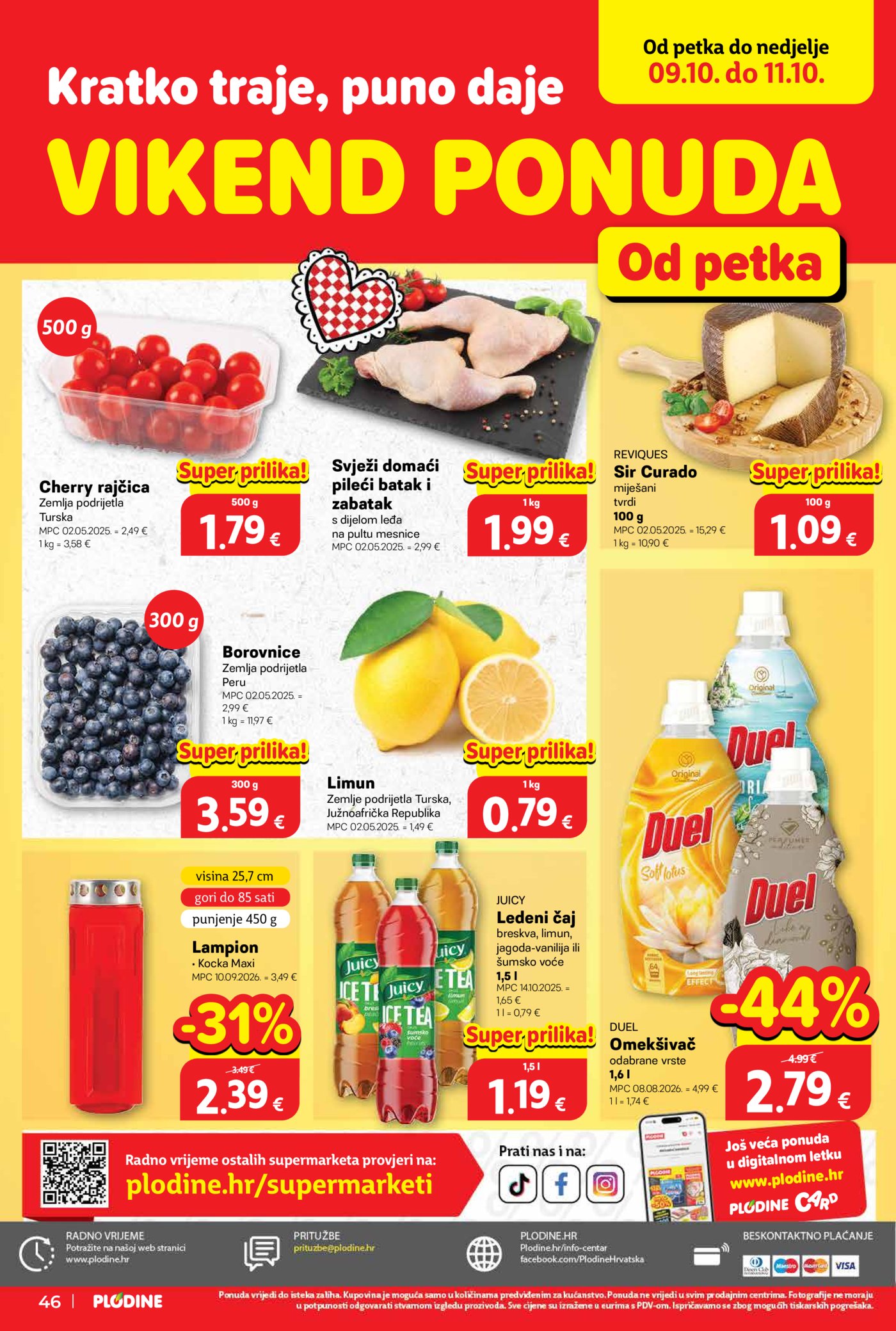 Plodine katalog Akcija 07.10. - 13.10.2026.