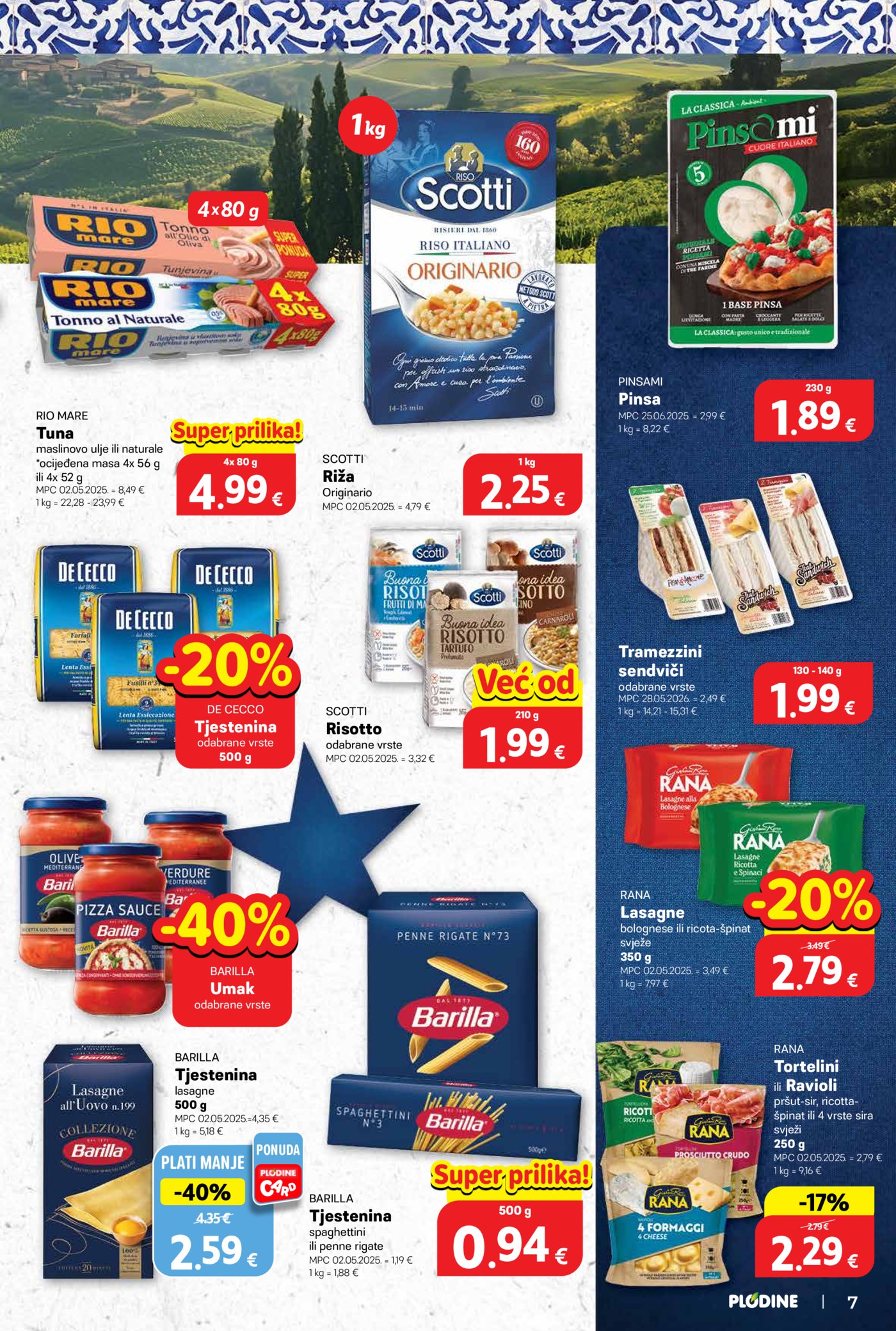 Plodine katalog Akcija 07.10. - 13.10.2026.