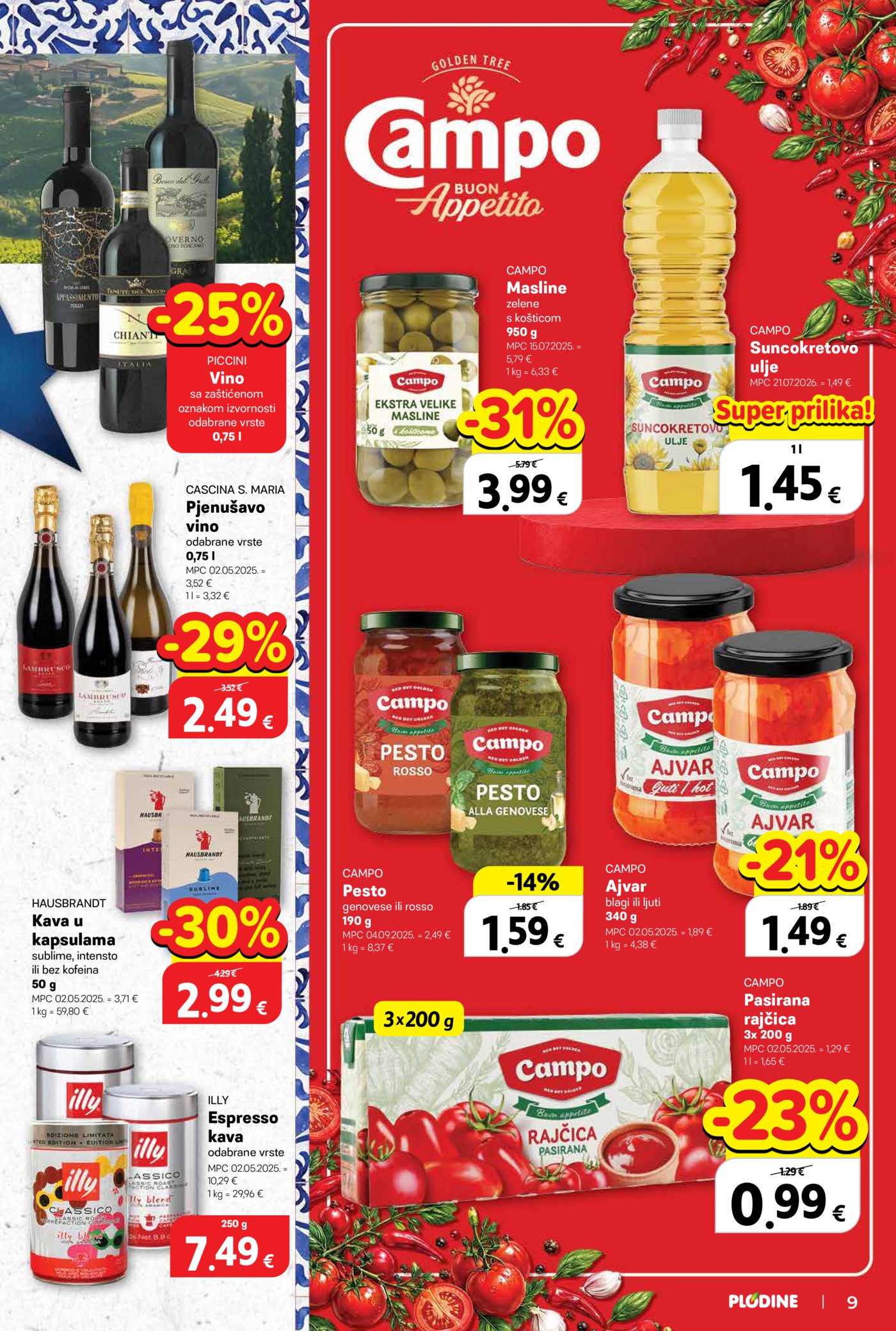 Plodine katalog Akcija 07.10. - 13.10.2026.