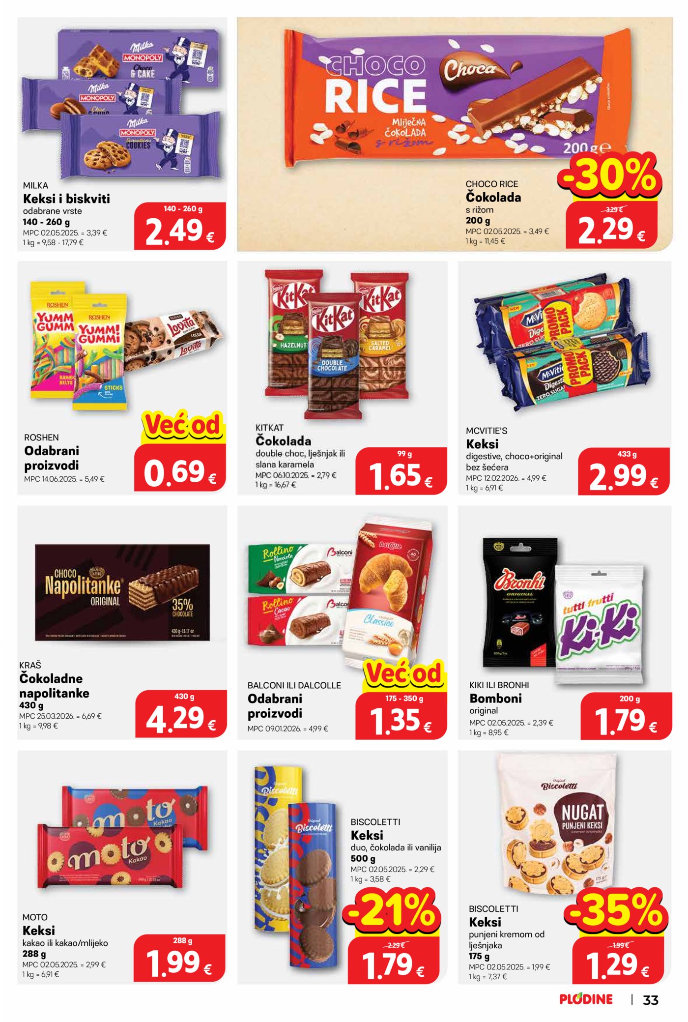 Plodine katalog Akcija 30.09. - 06.10.2026.