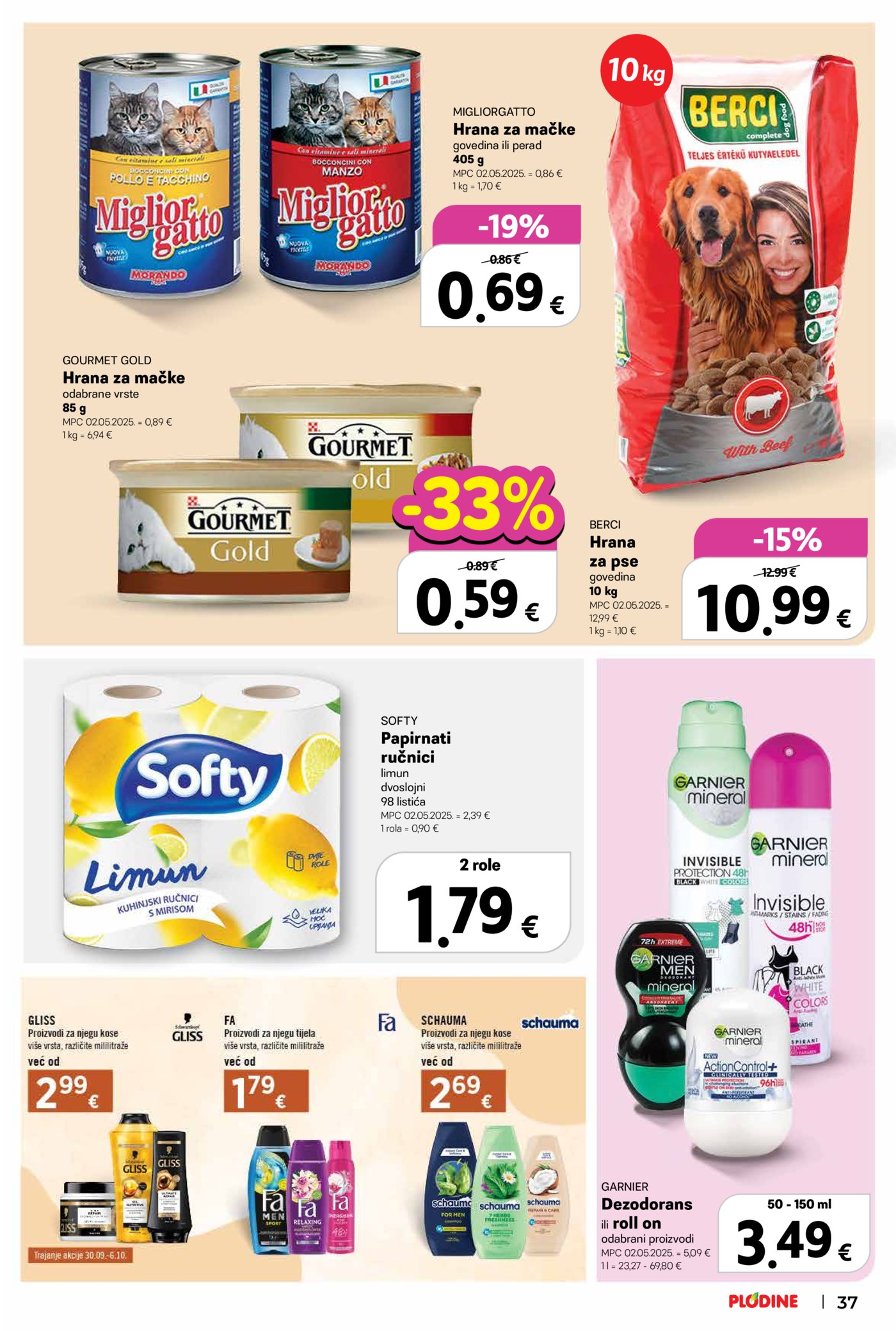 Plodine katalog Akcija 30.09. - 06.10.2026.