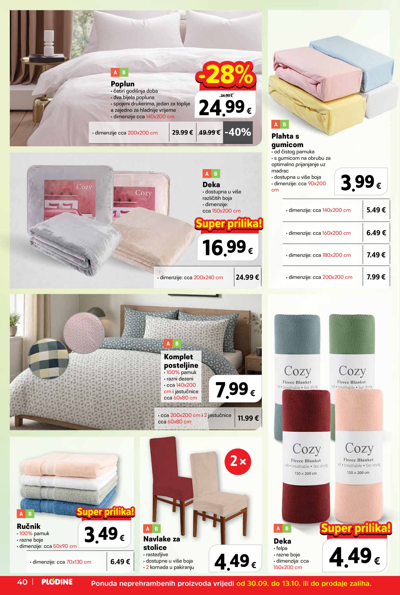 Plodine katalog Akcija 30.09. - 06.10.2026.