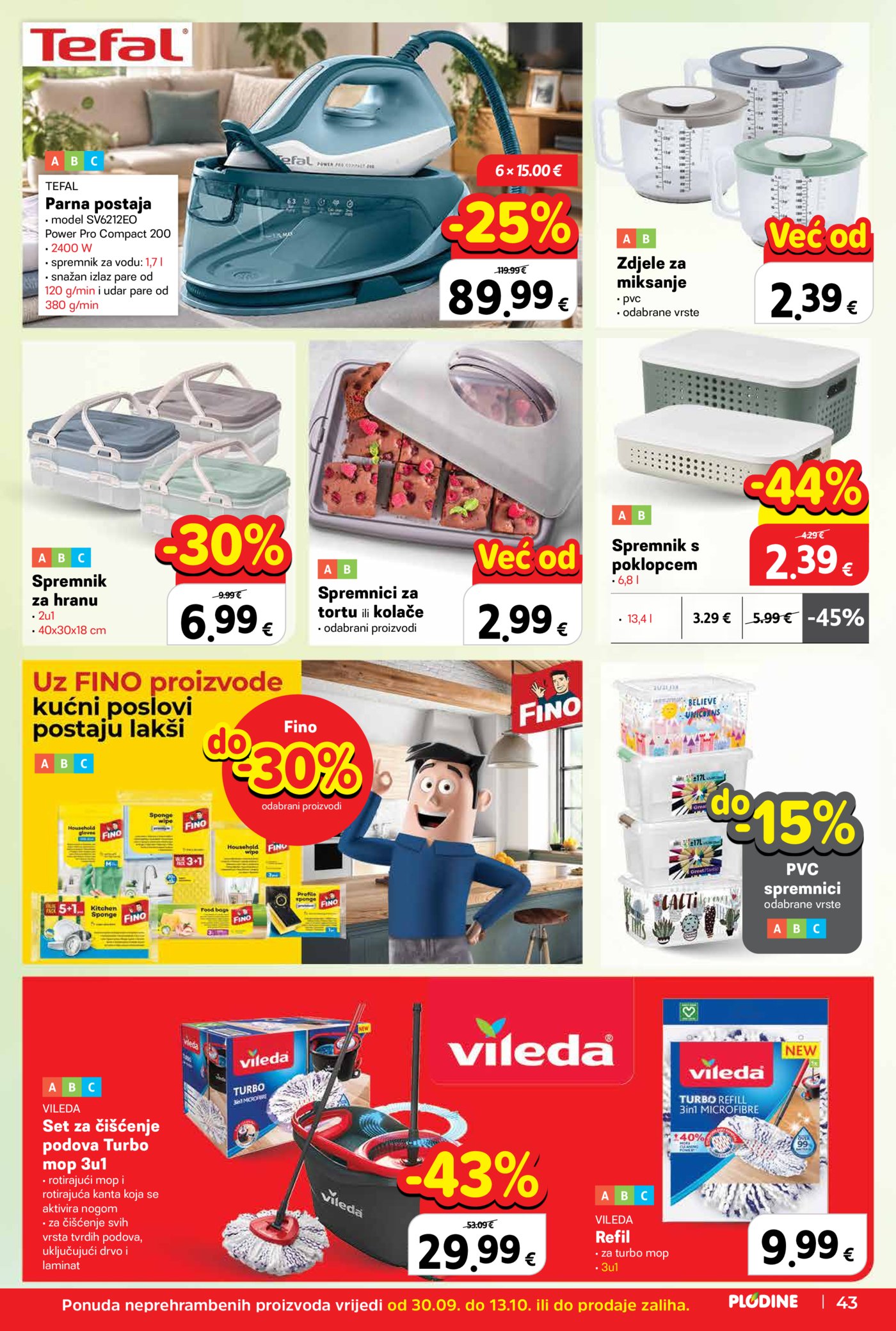 Plodine katalog Akcija 30.09. - 06.10.2026.