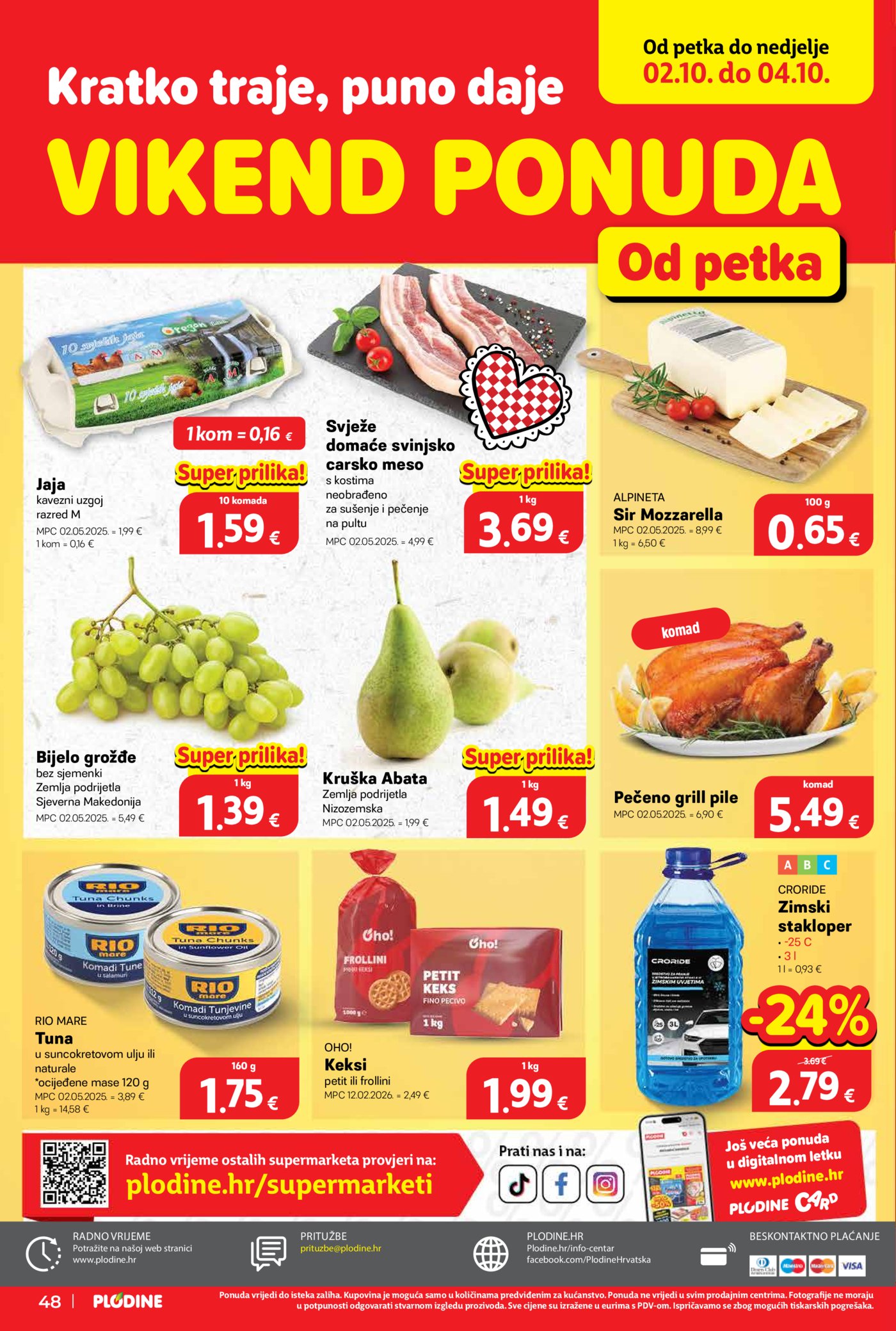 Plodine katalog Akcija 30.09. - 06.10.2026.
