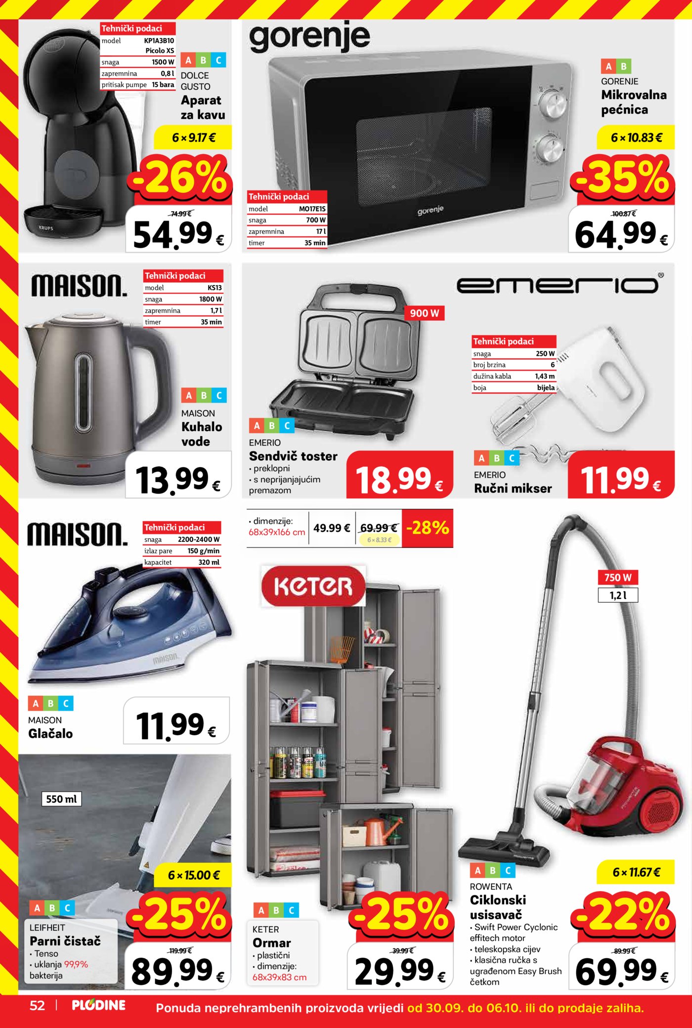 Plodine katalog Akcija 30.09. - 06.10.2026.