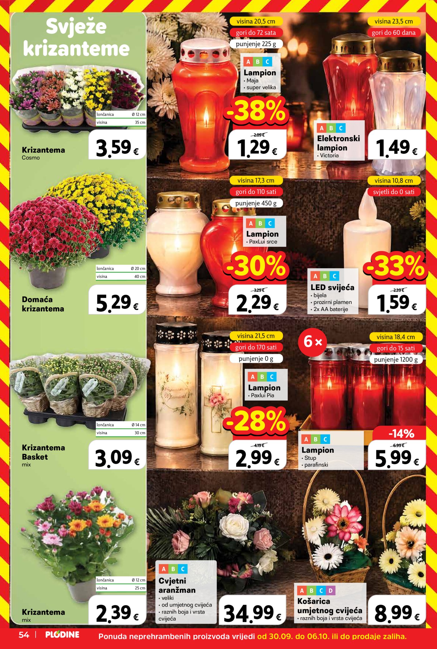 Plodine katalog Akcija 30.09. - 06.10.2026.