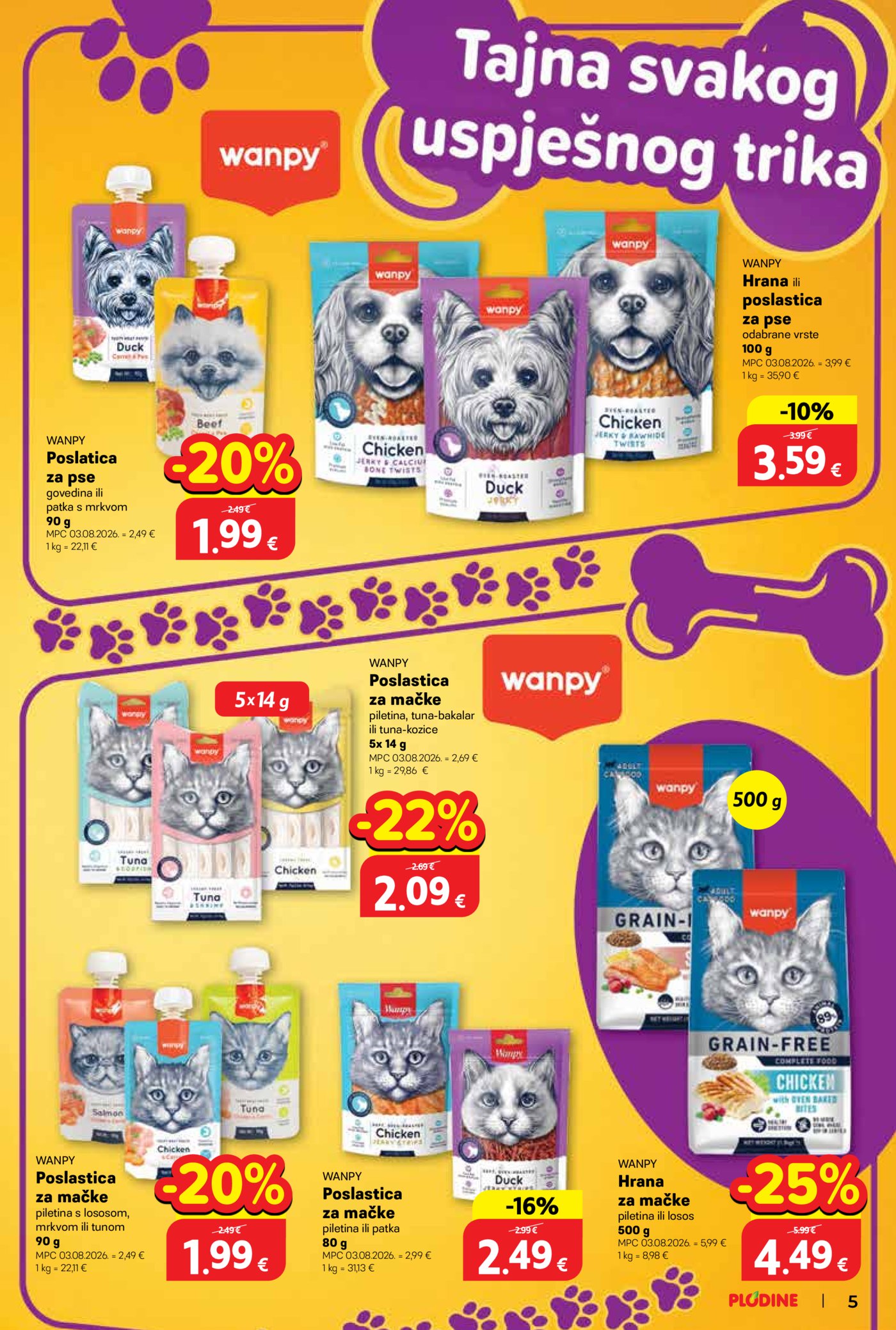 Plodine katalog Kućni ljubimci 01.10. - 14.10.2026.