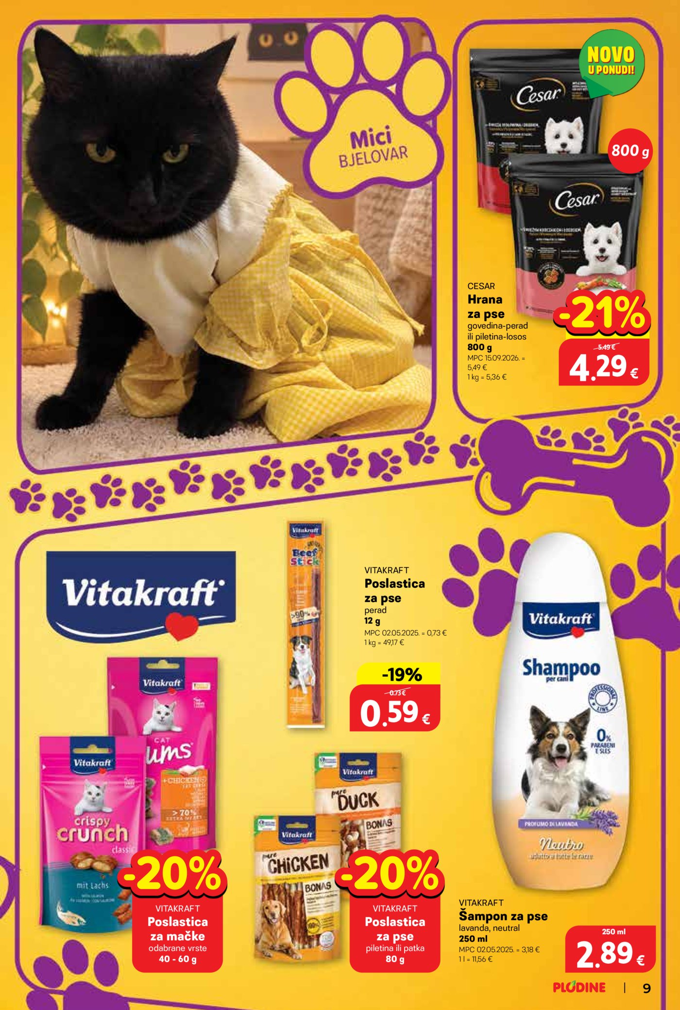 Plodine katalog Kućni ljubimci 01.10. - 14.10.2026.