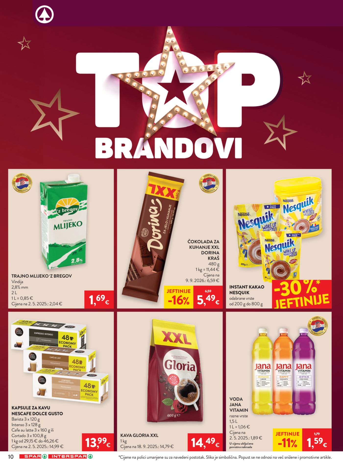 SPAR INTERSPAR katalog Akcija 30.09. - 06.10.2026.