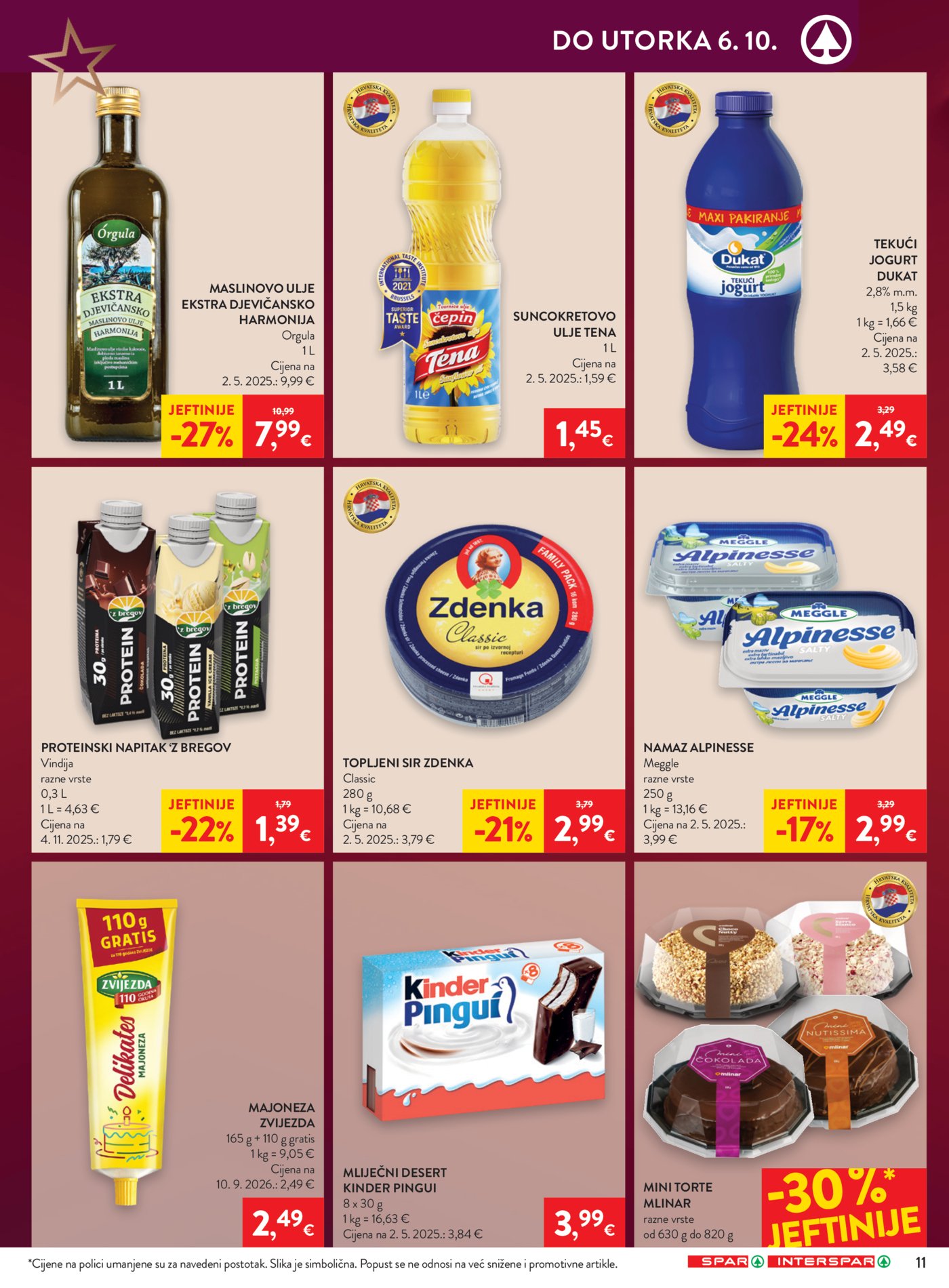 SPAR INTERSPAR katalog Akcija 30.09. - 06.10.2026.