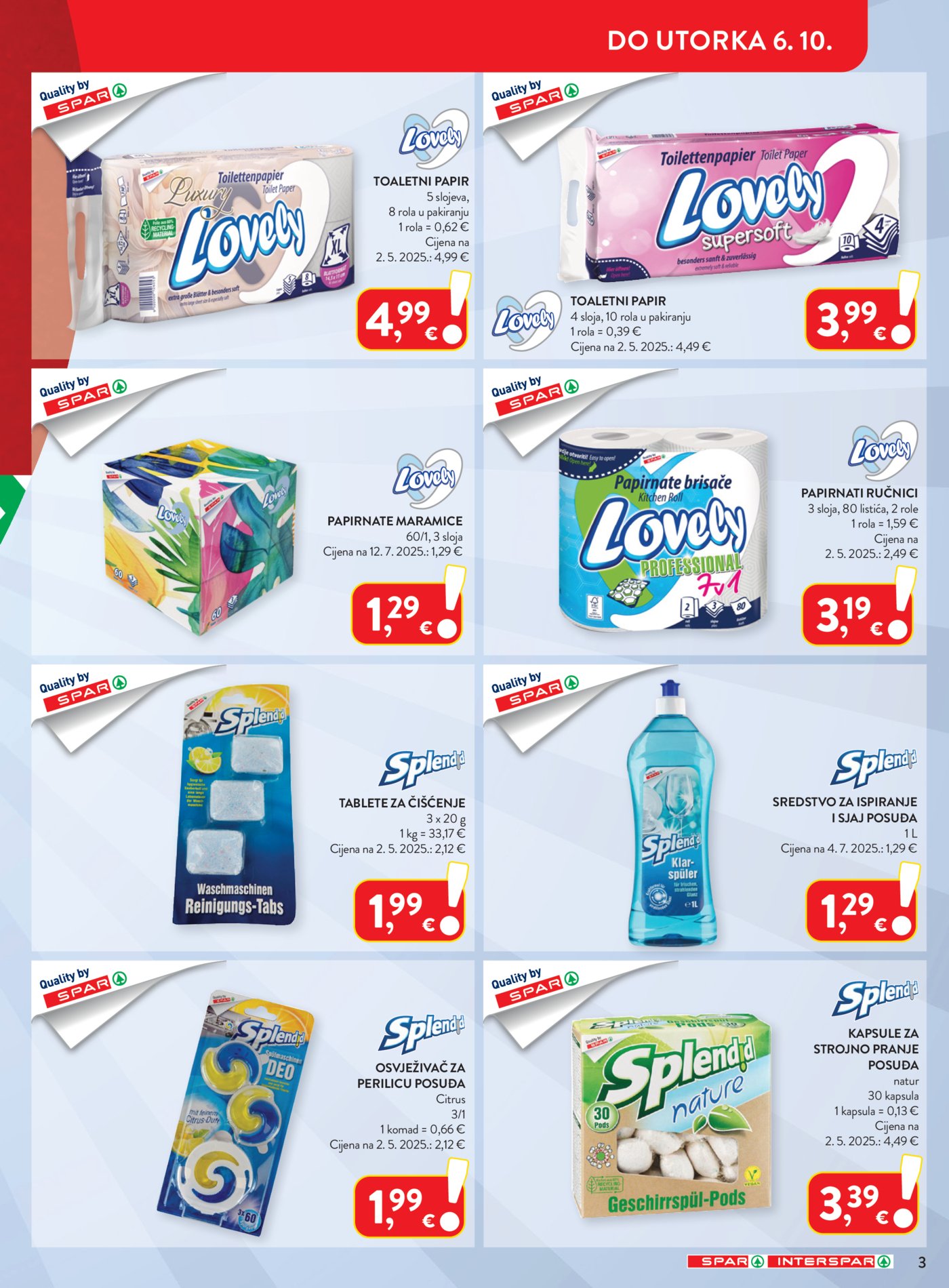 SPAR INTERSPAR katalog Akcija 30.09. - 06.10.2026.