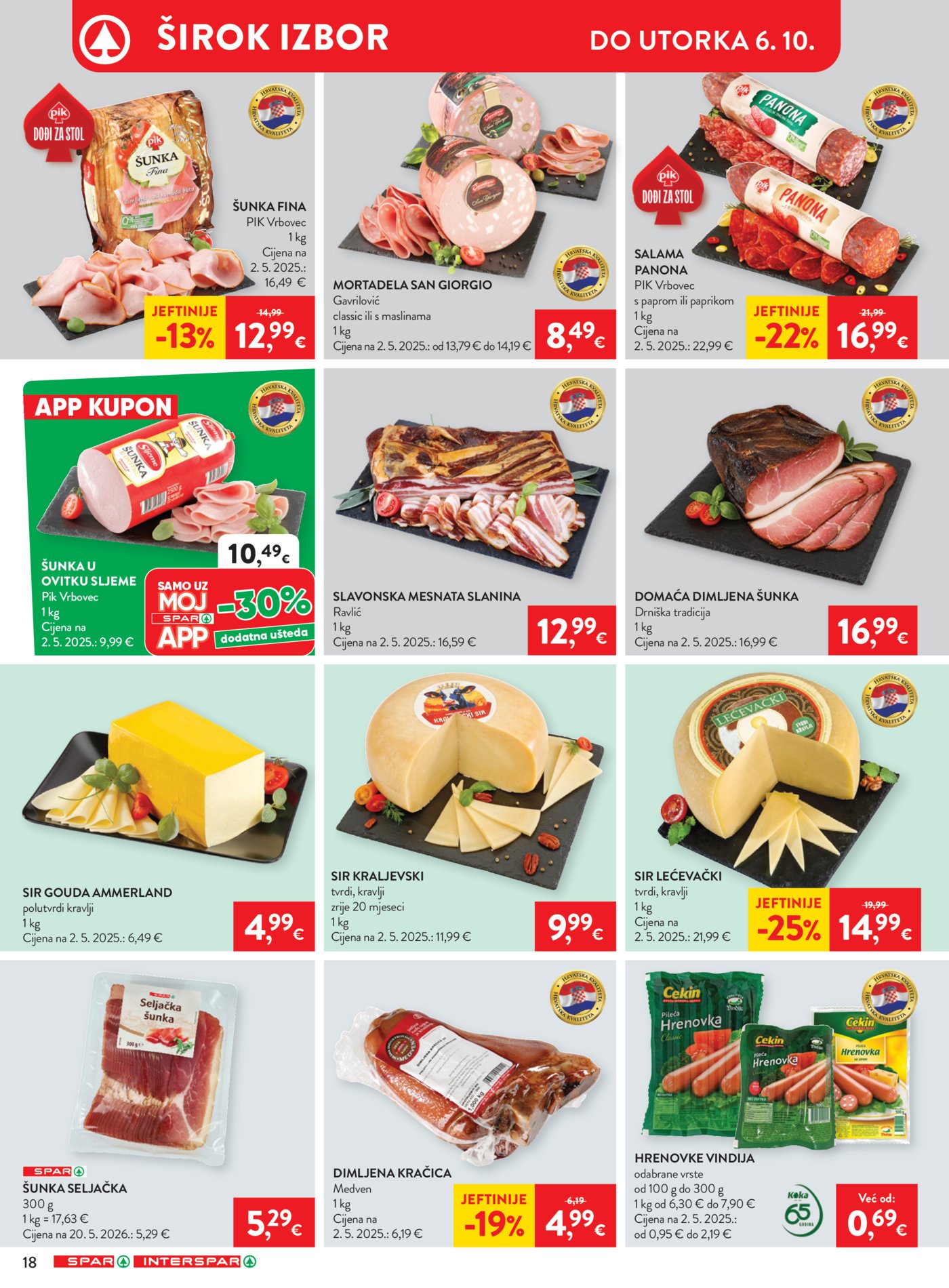 SPAR INTERSPAR katalog Akcija 30.09. - 06.10.2026.