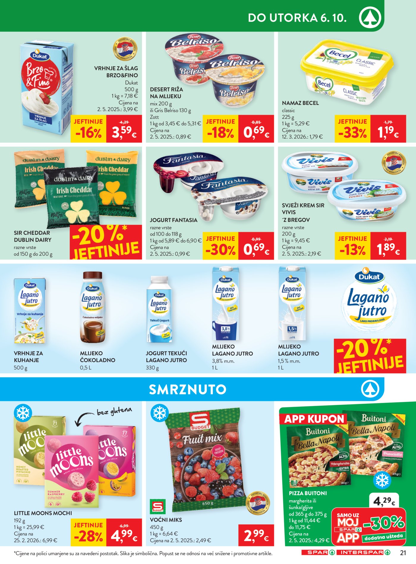 SPAR INTERSPAR katalog Akcija 30.09. - 06.10.2026.