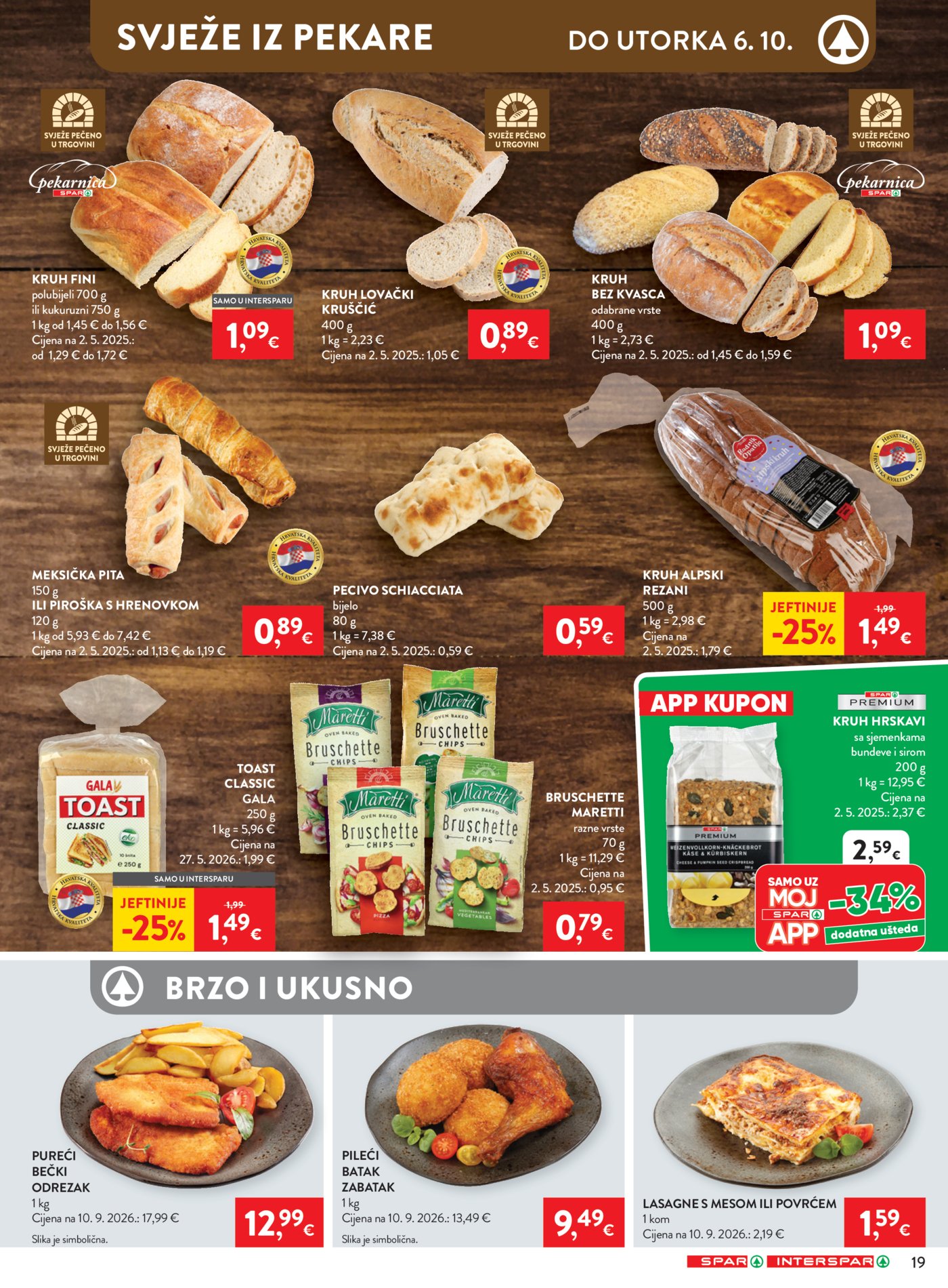 SPAR INTERSPAR katalog Akcija 30.09. - 06.10.2026.