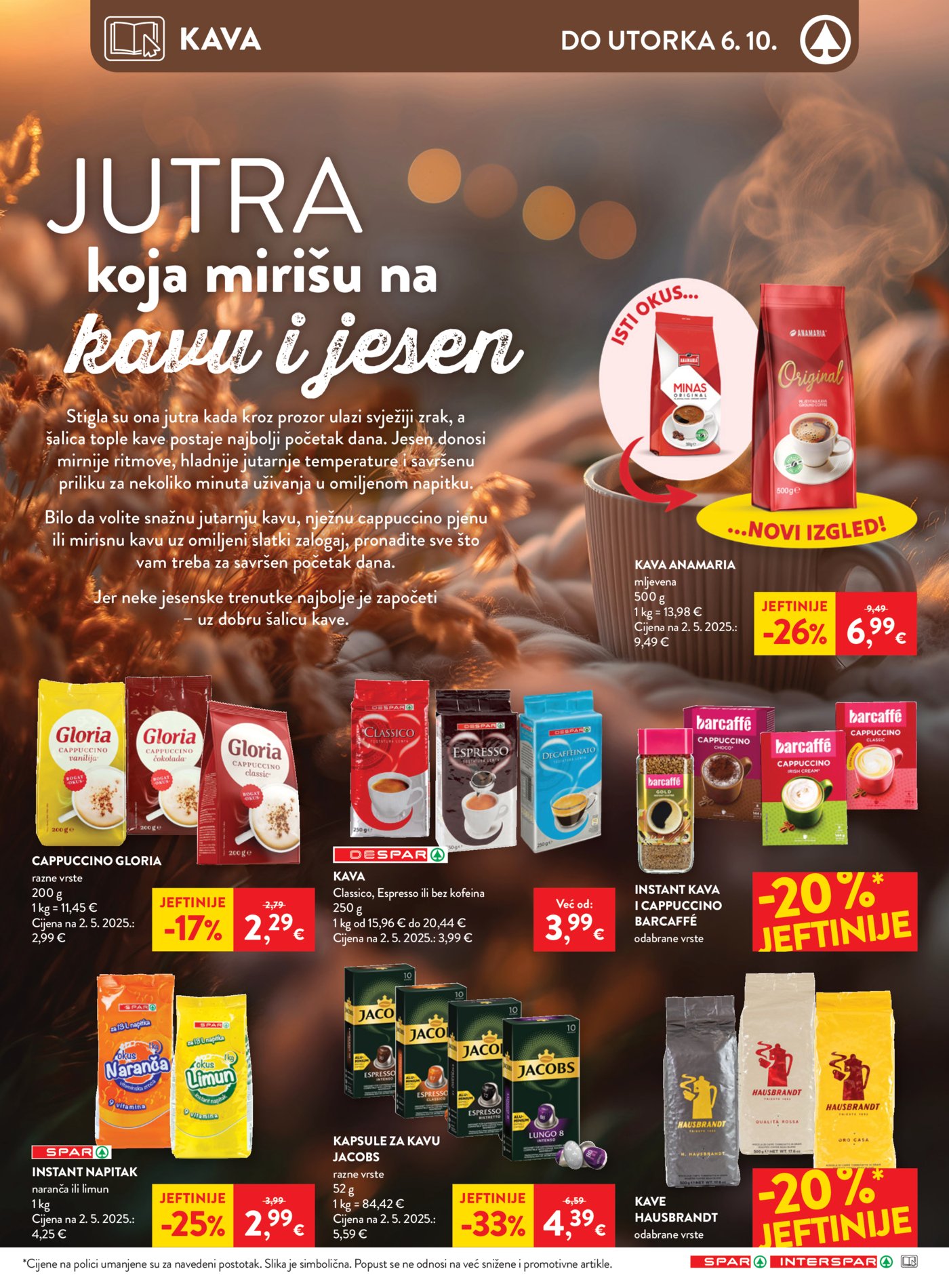 SPAR INTERSPAR katalog Akcija 30.09. - 06.10.2026.