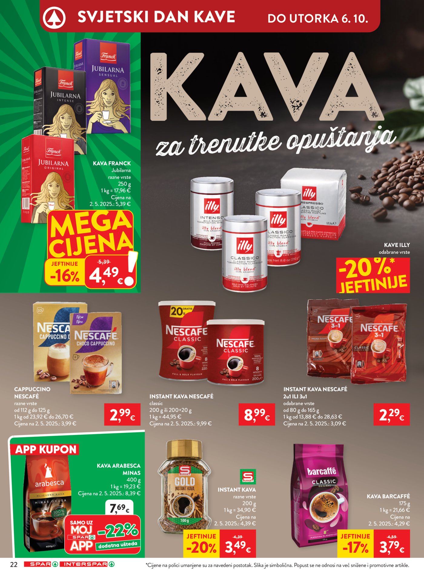 SPAR INTERSPAR katalog Akcija 30.09. - 06.10.2026.