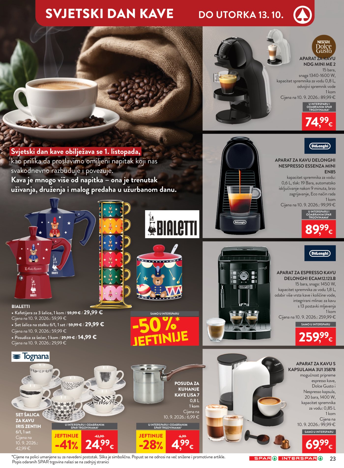 SPAR INTERSPAR katalog Akcija 30.09. - 06.10.2026.