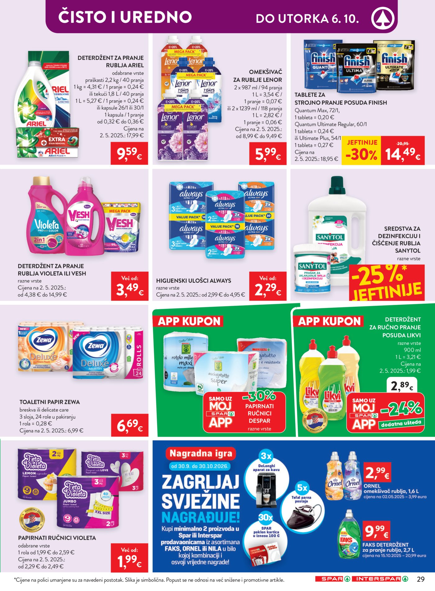 SPAR INTERSPAR katalog Akcija 30.09. - 06.10.2026.