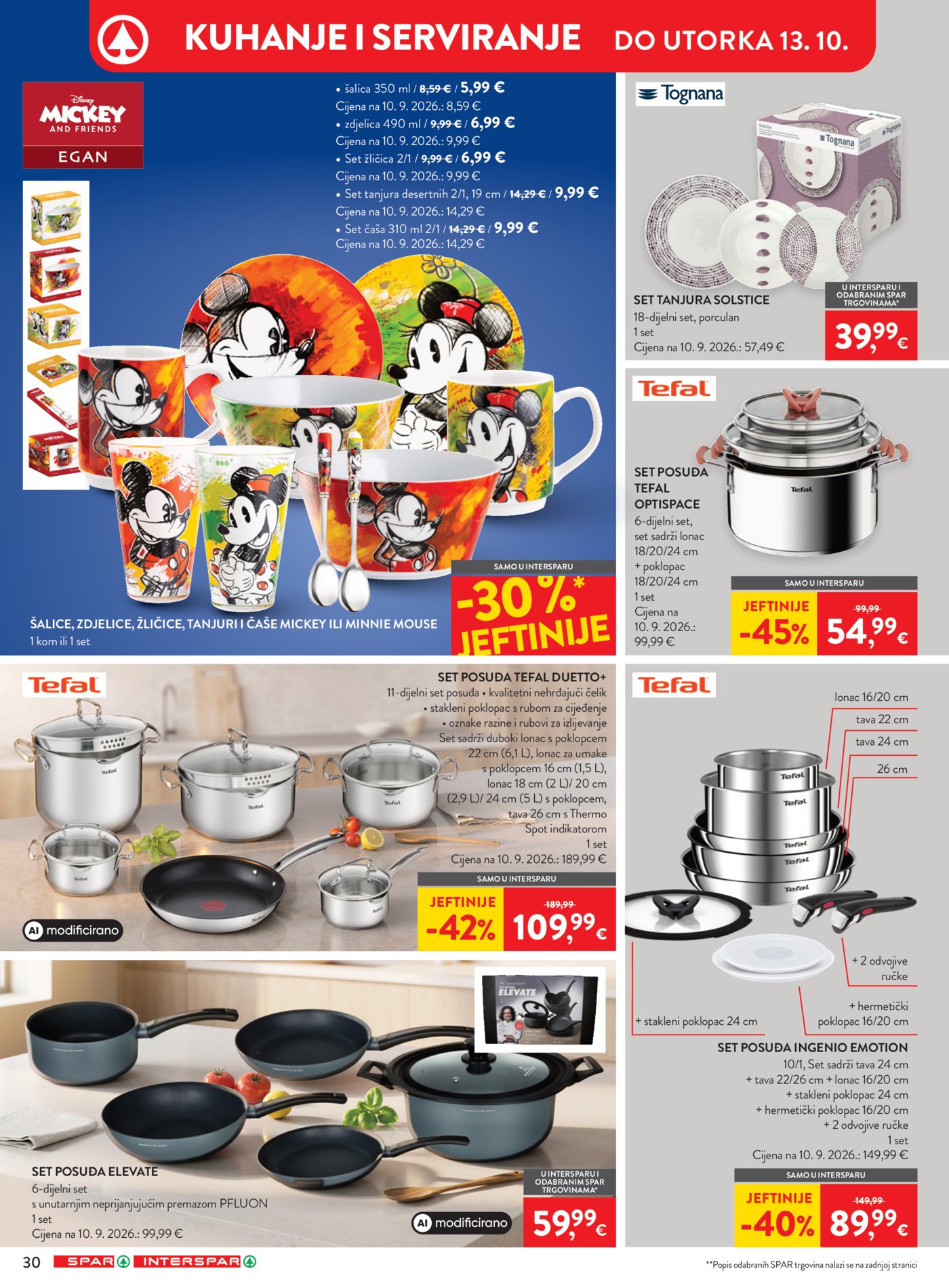 SPAR INTERSPAR katalog Akcija 30.09. - 06.10.2026.