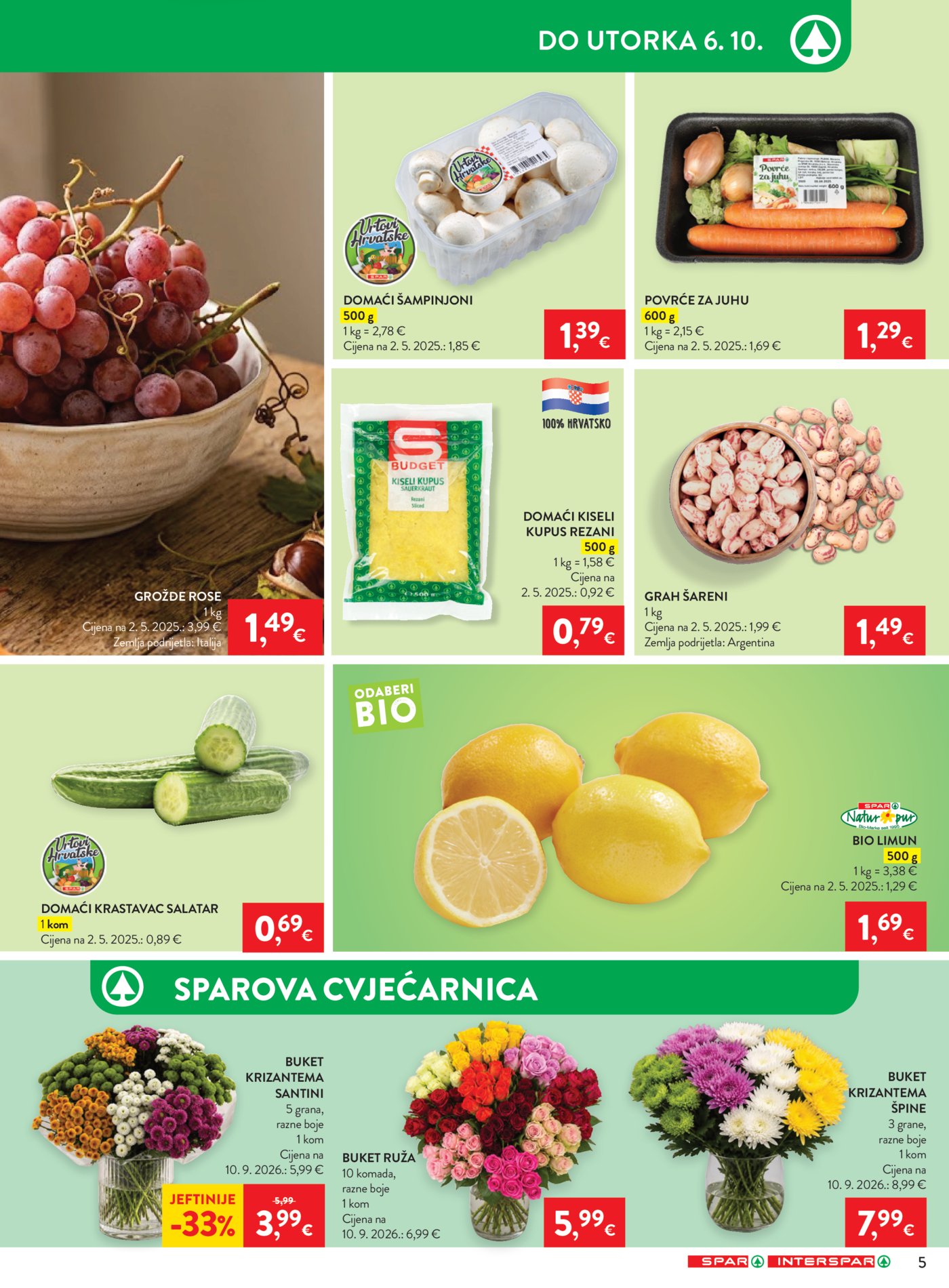 SPAR INTERSPAR katalog Akcija 30.09. - 06.10.2026.