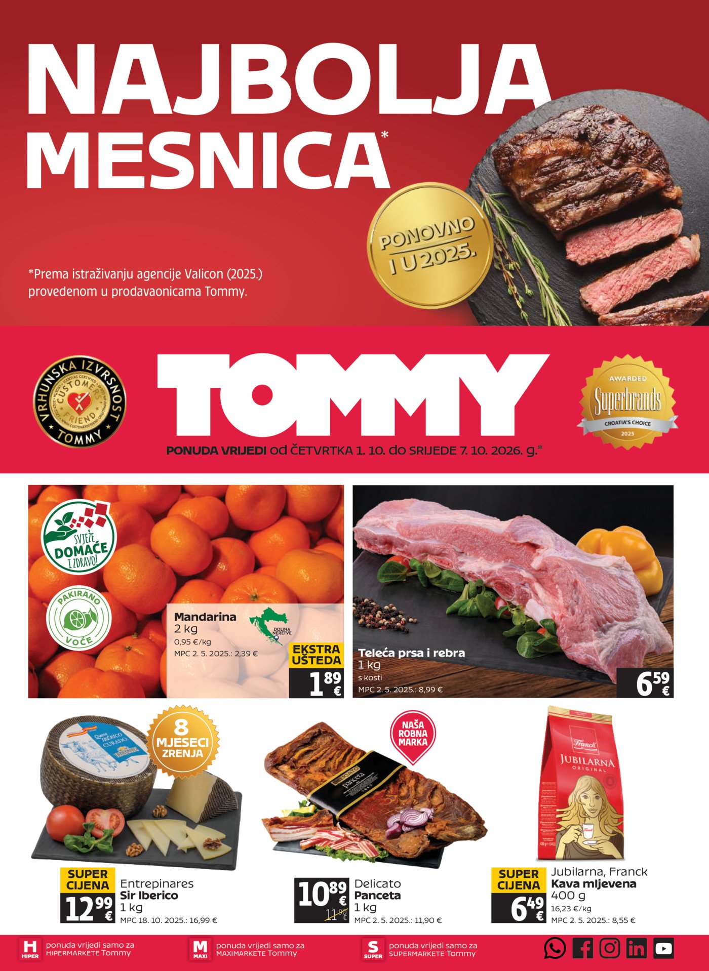 Tommy katalog Akcija 01.10.-07.10.2026.