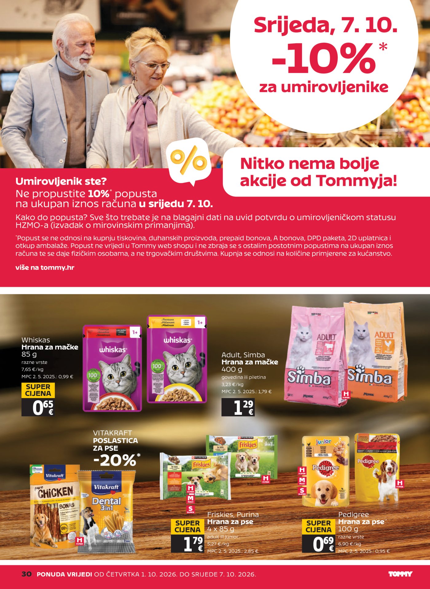 Tommy katalog Akcija 01.10.-07.10.2026.