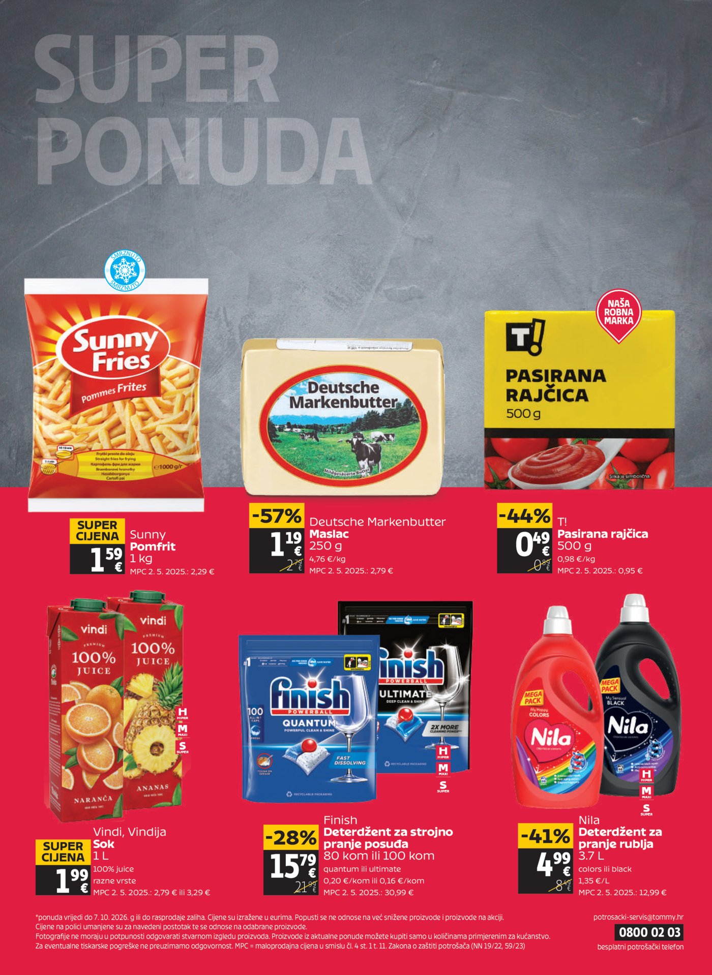 Tommy katalog Akcija 01.10.-07.10.2026.