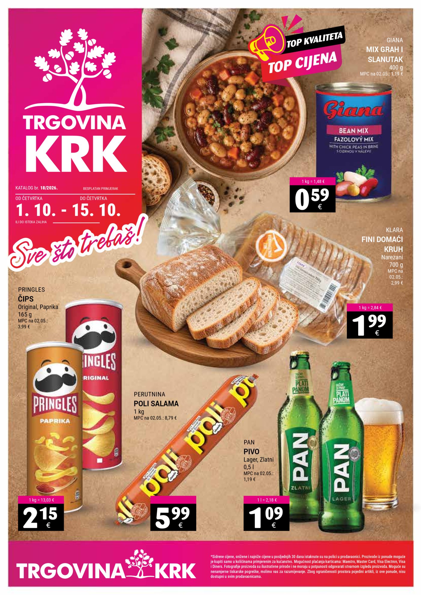 Trgovina Krk katalog Akcija 01.10.-15.10.2026.